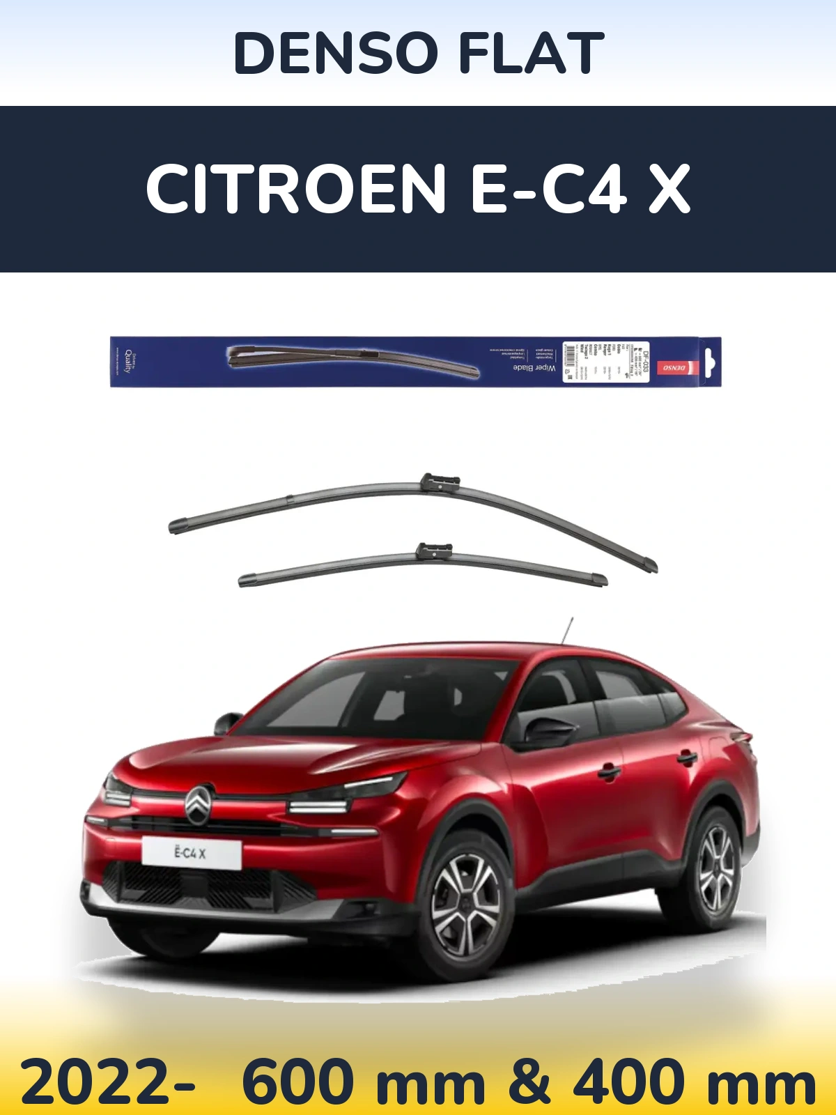 Ștergătoare Denso Flat pentru Citroen e-C4 X