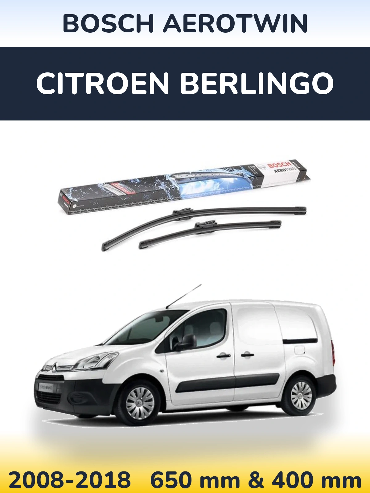 Ștergătoare BOSCH AeroTwin pentru Citroen Berlingo