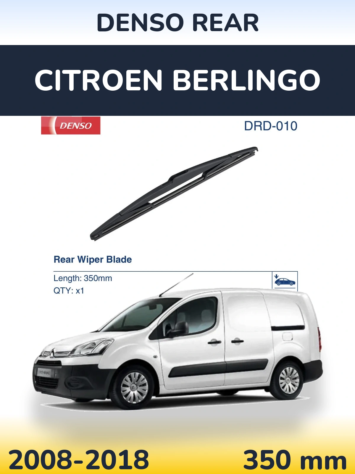 Ștergătoare Denso Rear pentru Citroen Berlingo