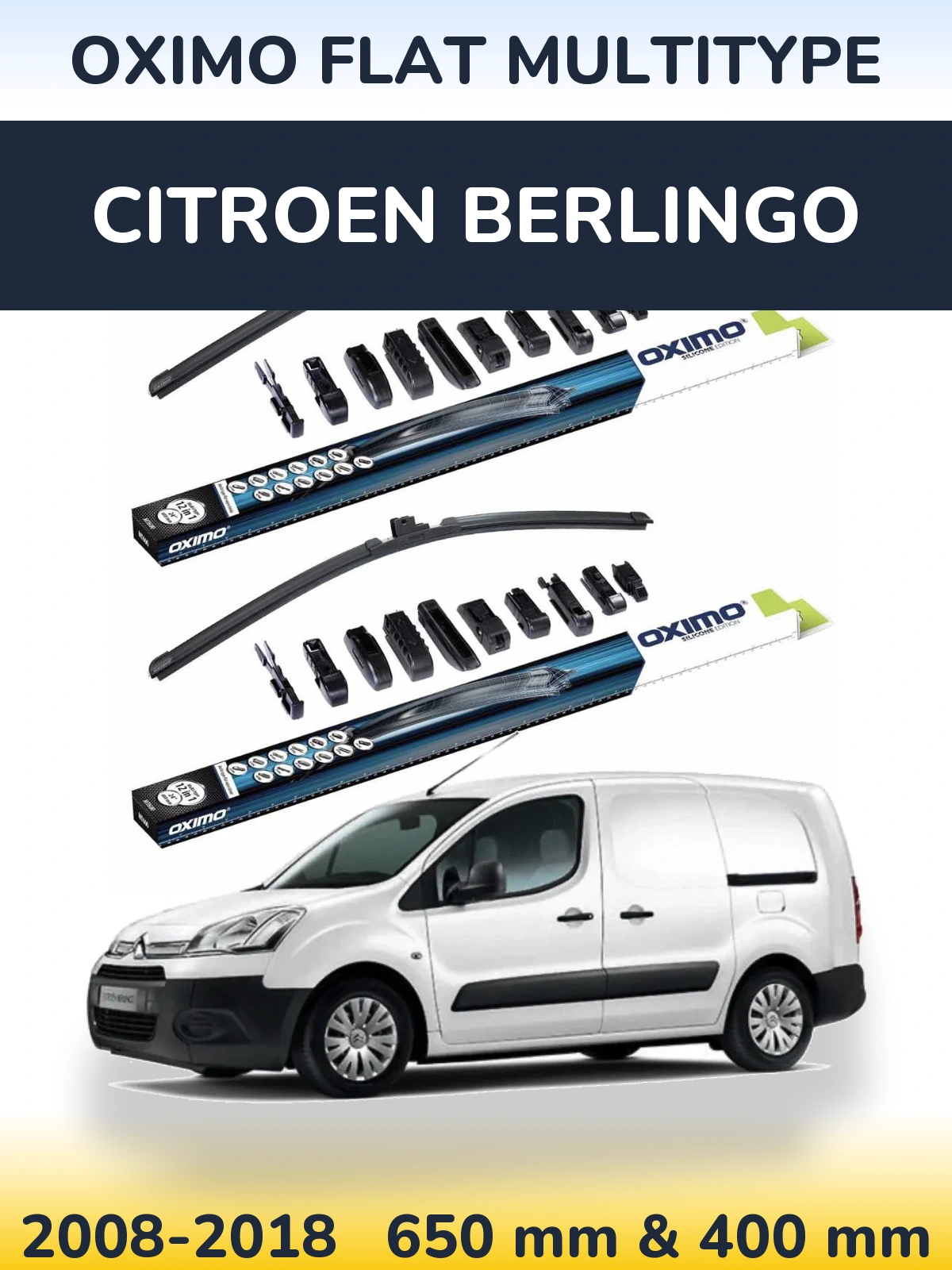 Ștergătoare Oximo Flat MultiTipe pentru Citroen Berlingo