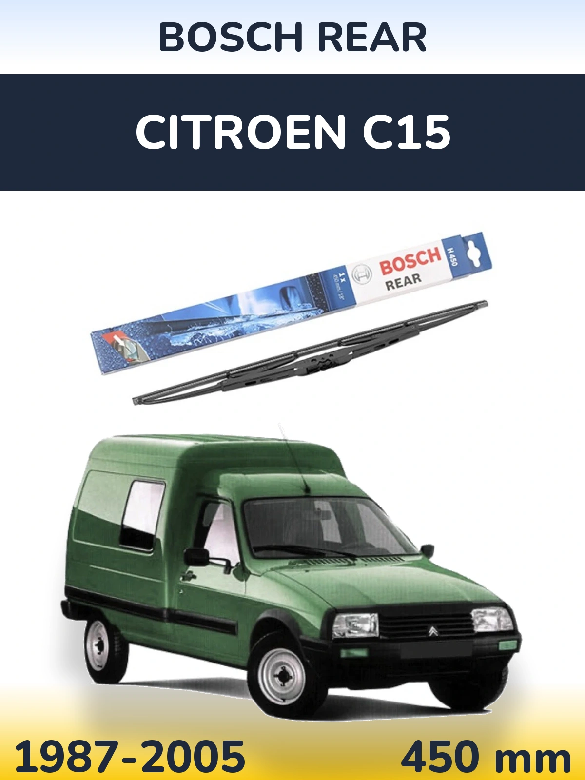 Ștergătoare BOSCH Rear pentru Citroen C15