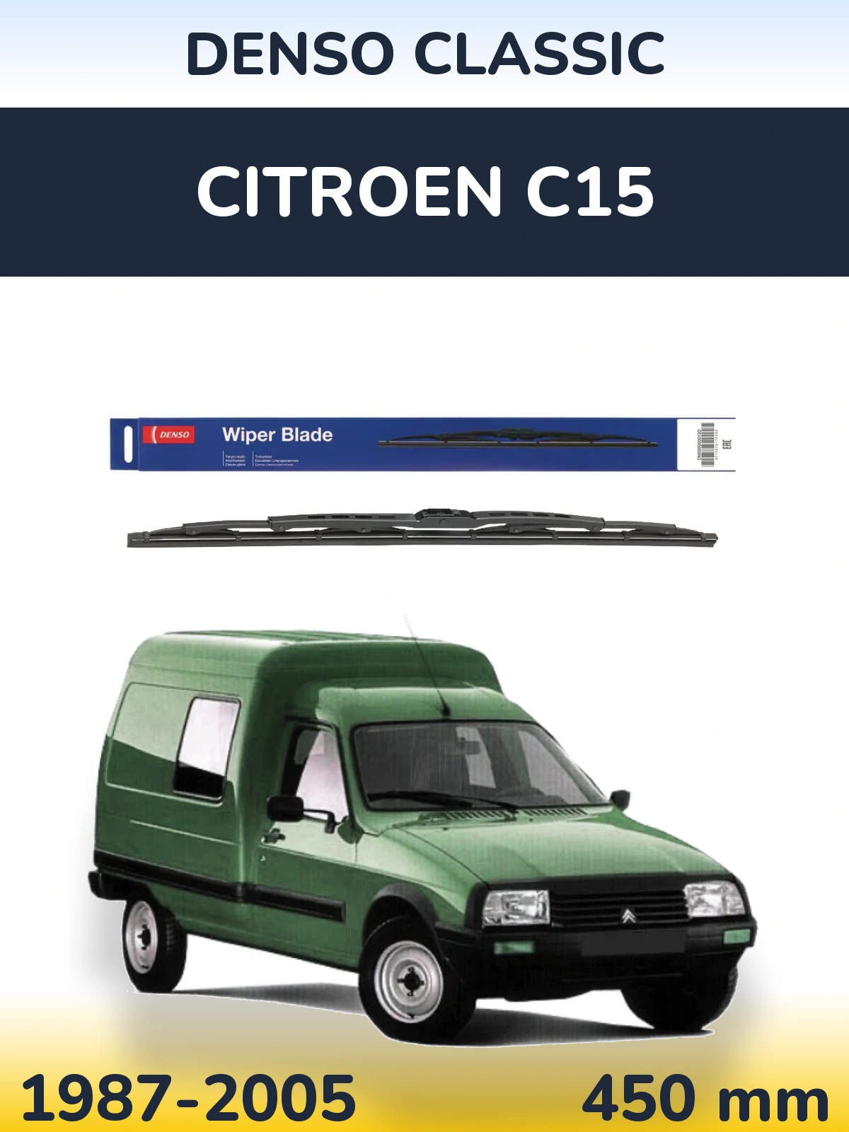 Ștergătoare Denso Classic pentru Citroen C15