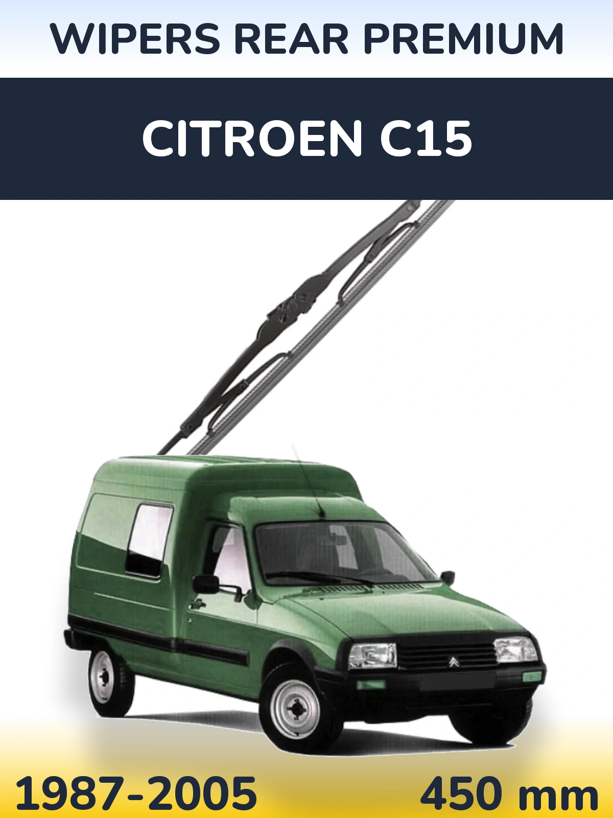 Ștergătoare WIPERS REAR PREMIUM pentru Citroen C15