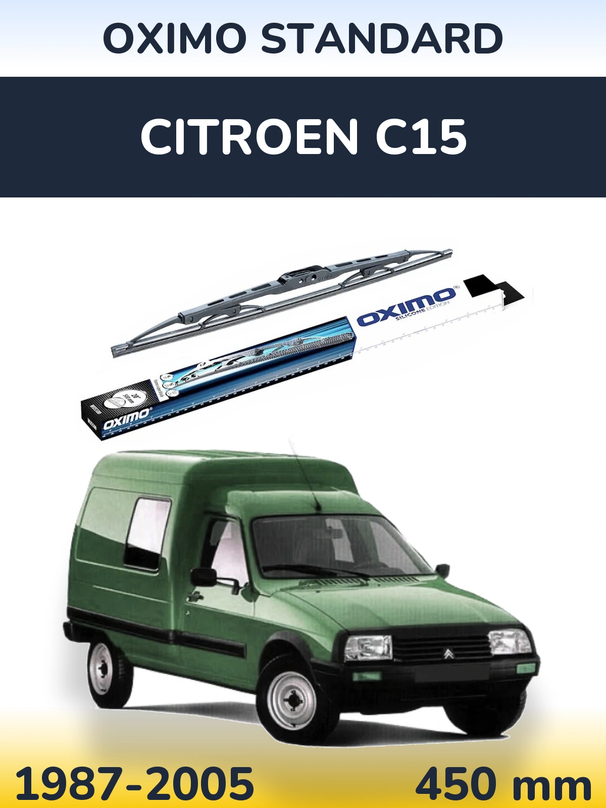Ștergătoare Oximo Standard pentru Citroen C15