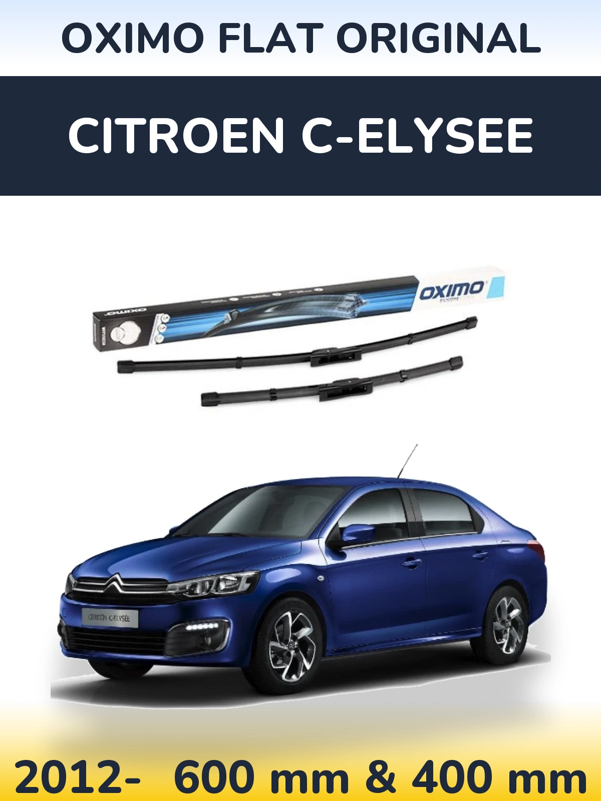 Ștergătoare Oximo Flat Original pentru Citroen C-Elysee