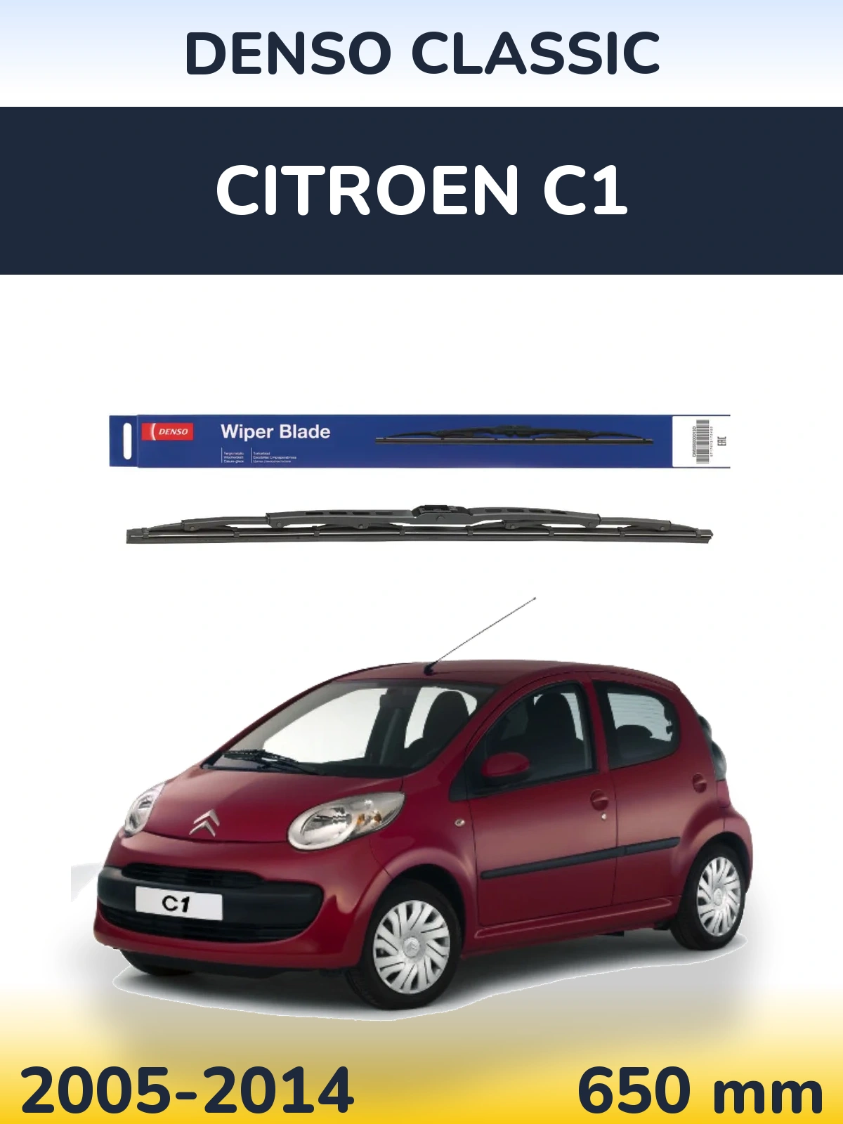 Ștergătoare Denso Classic pentru Citroen C1