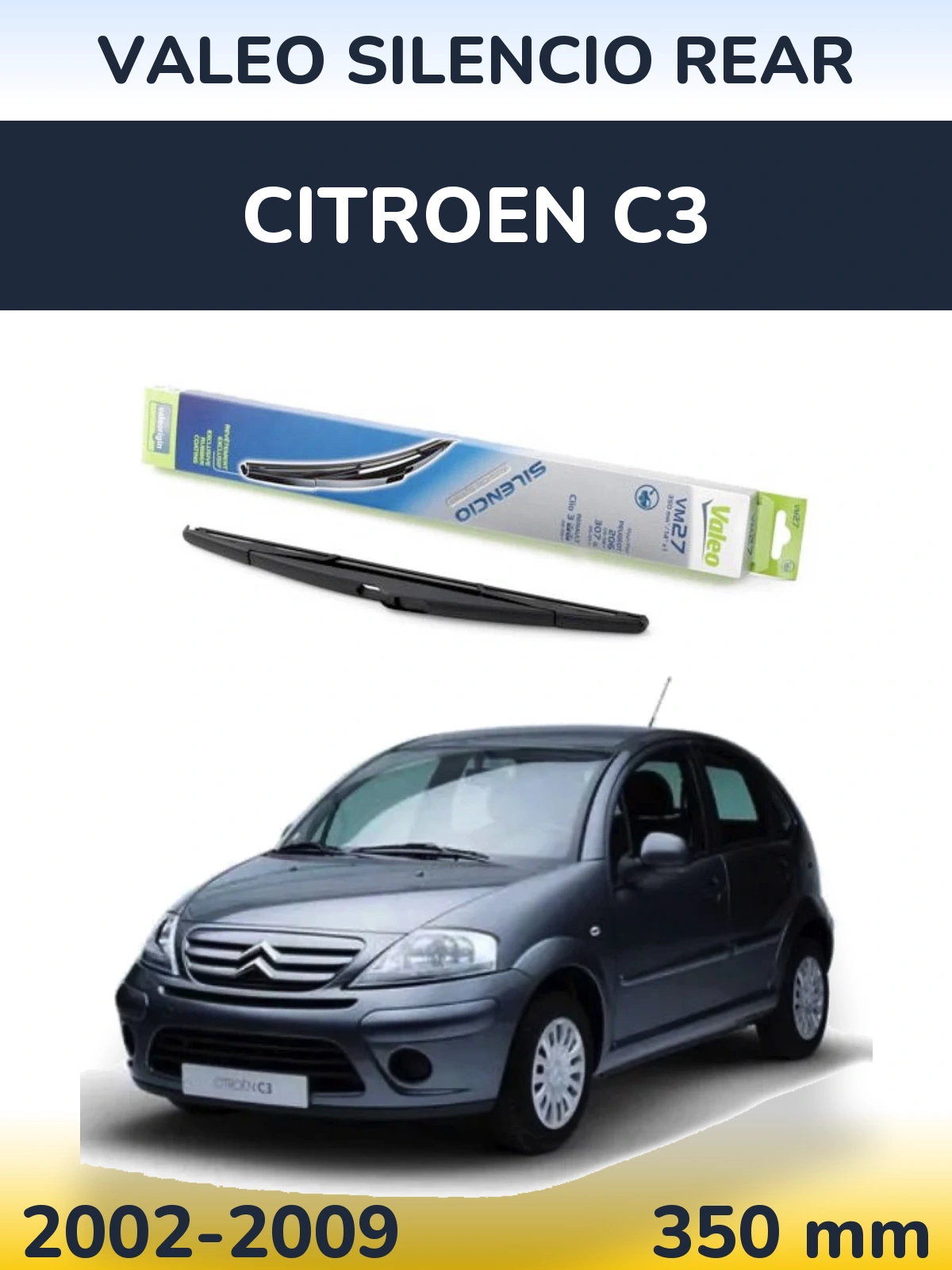 Ștergătoare Valeo Silencio Rear pentru Citroen C3
