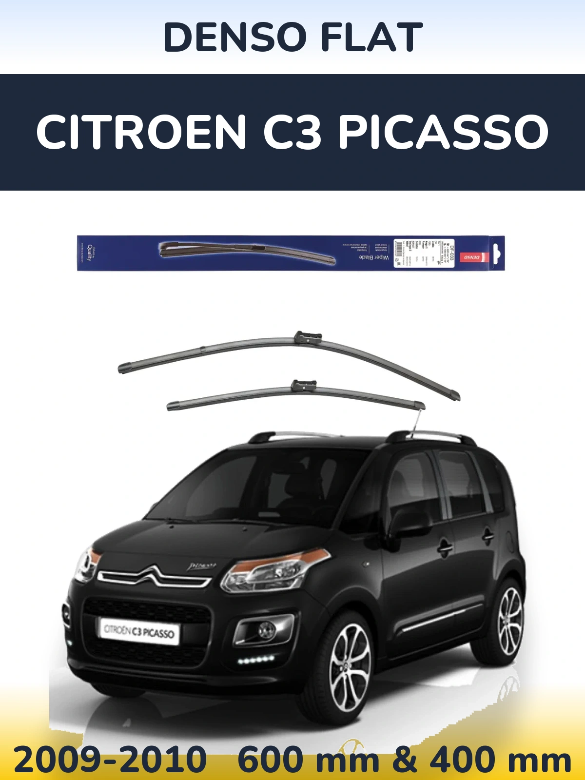 Ștergătoare Denso Flat pentru Citroen C3 Picasso