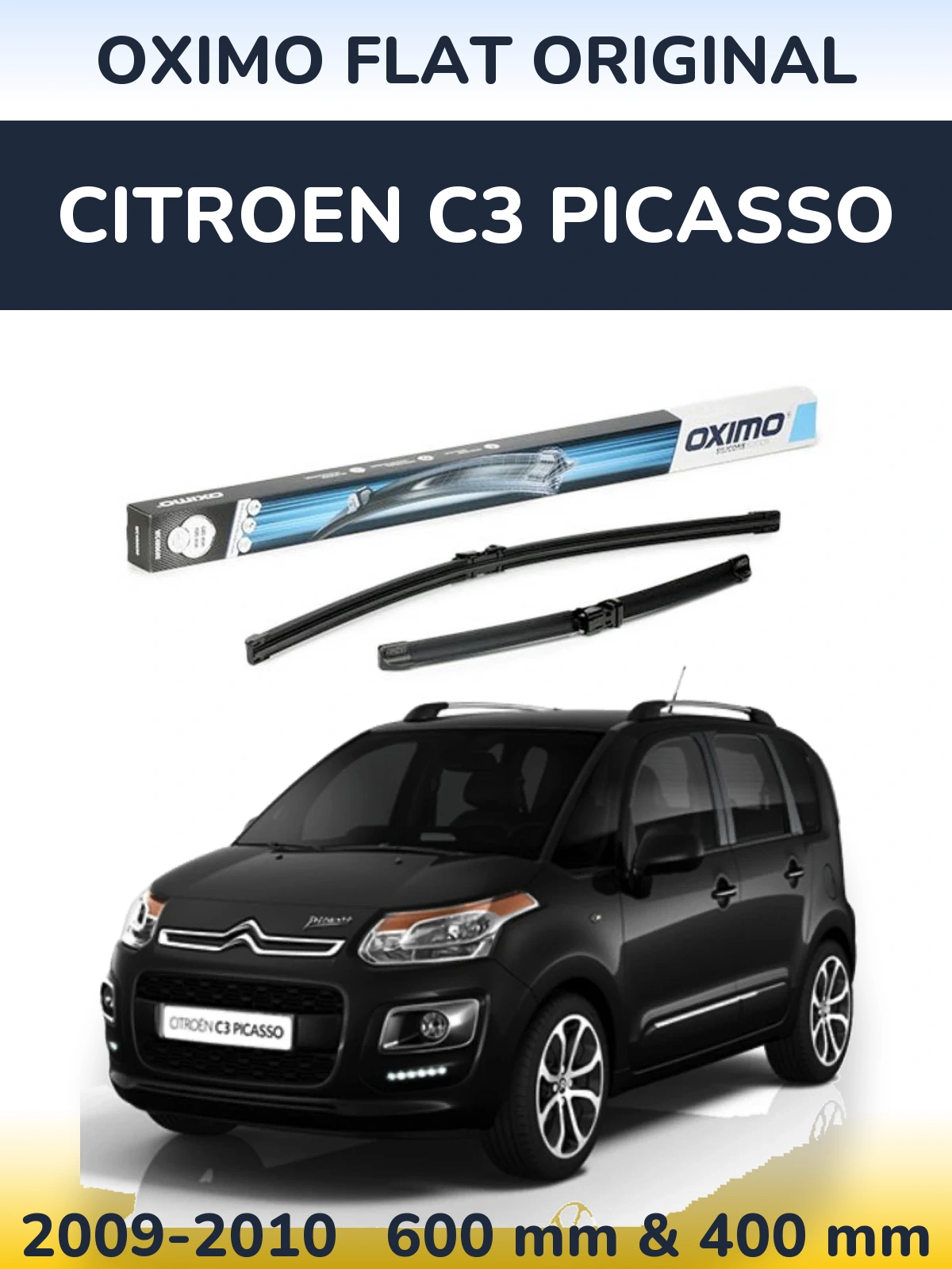 Ștergătoare Oximo Flat Original pentru Citroen C3 Picasso