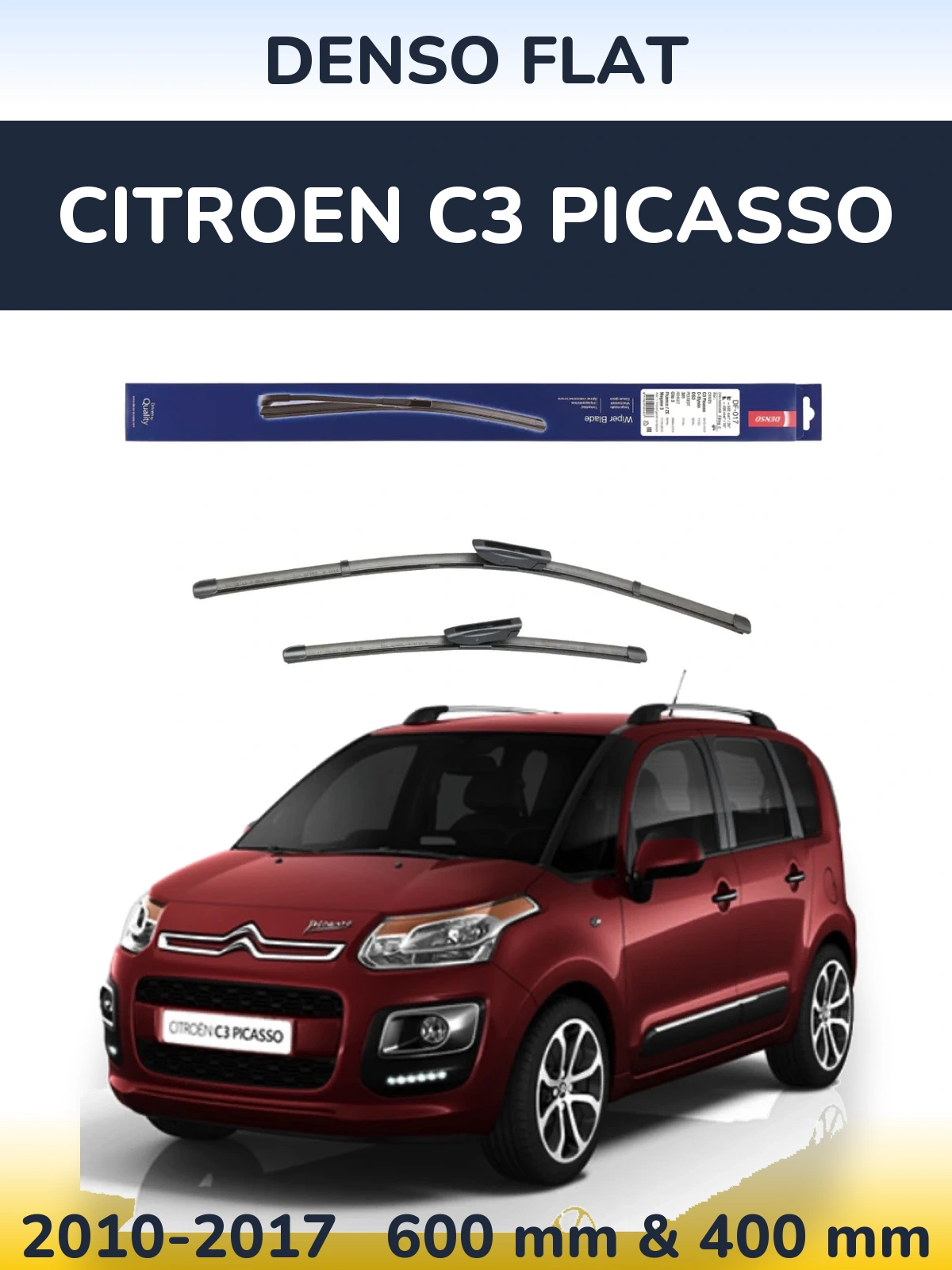 Ștergătoare Denso Flat pentru Citroen C3 Picasso