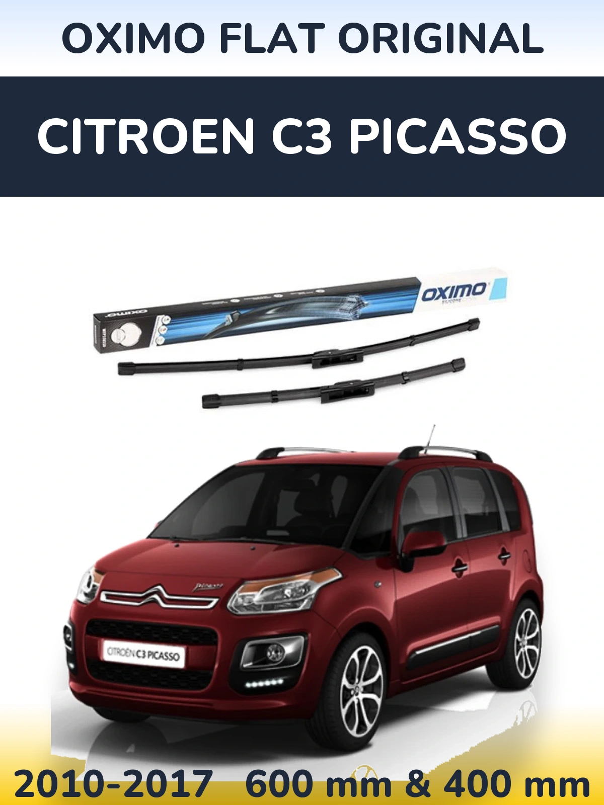 Ștergătoare Oximo Flat Original pentru Citroen C3 Picasso