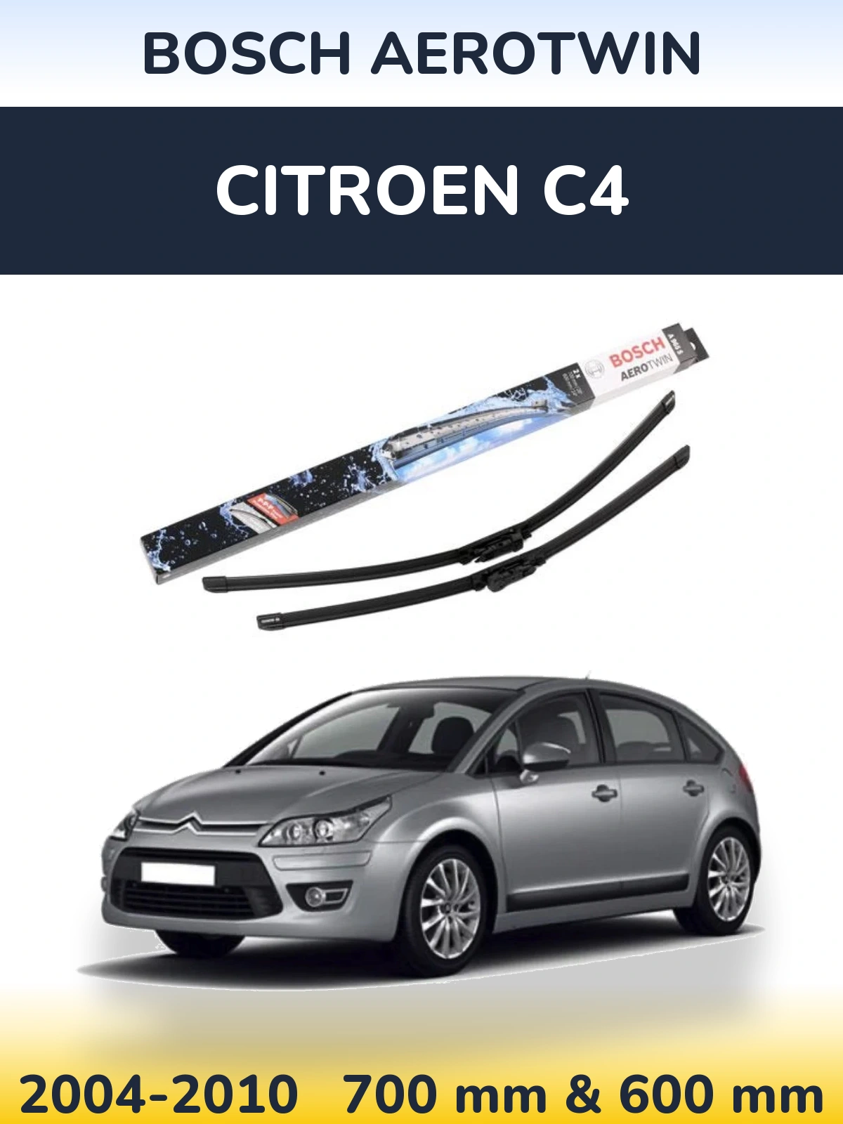 Ștergătoare BOSCH AeroTwin pentru Citroen C4