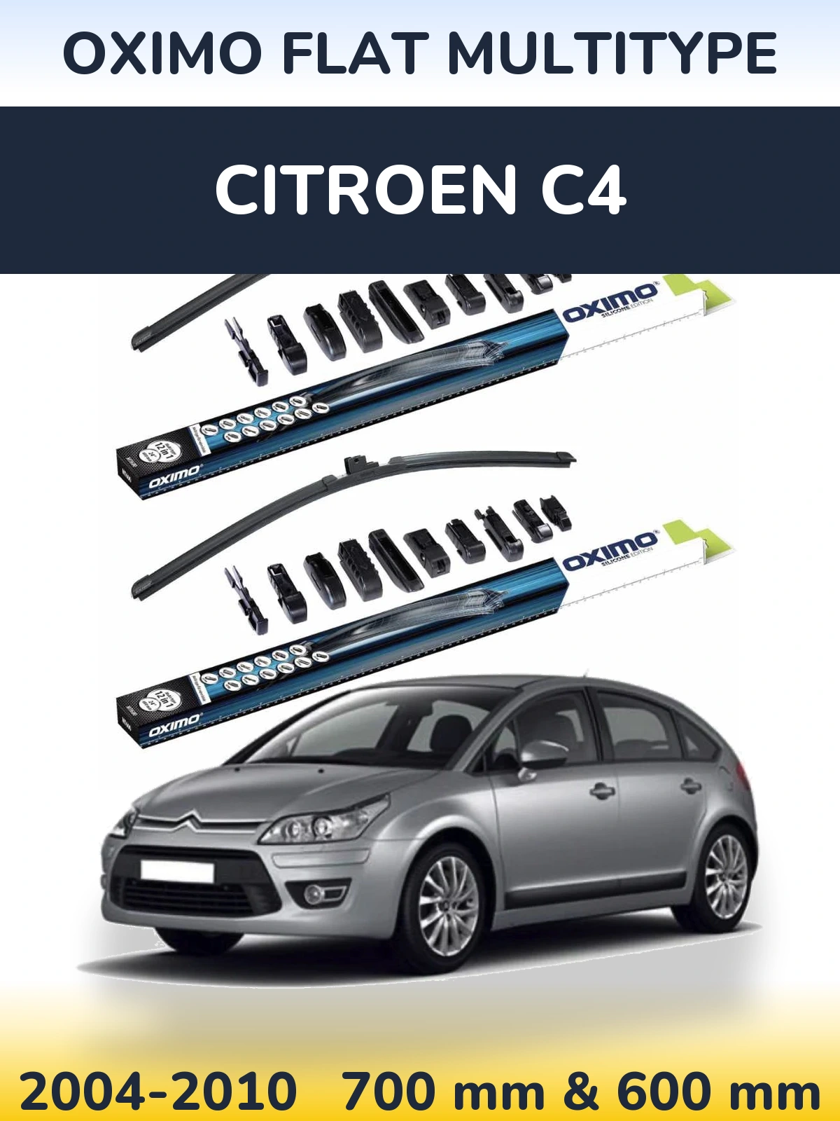 Ștergătoare Oximo Flat MultiTipe pentru Citroen C4