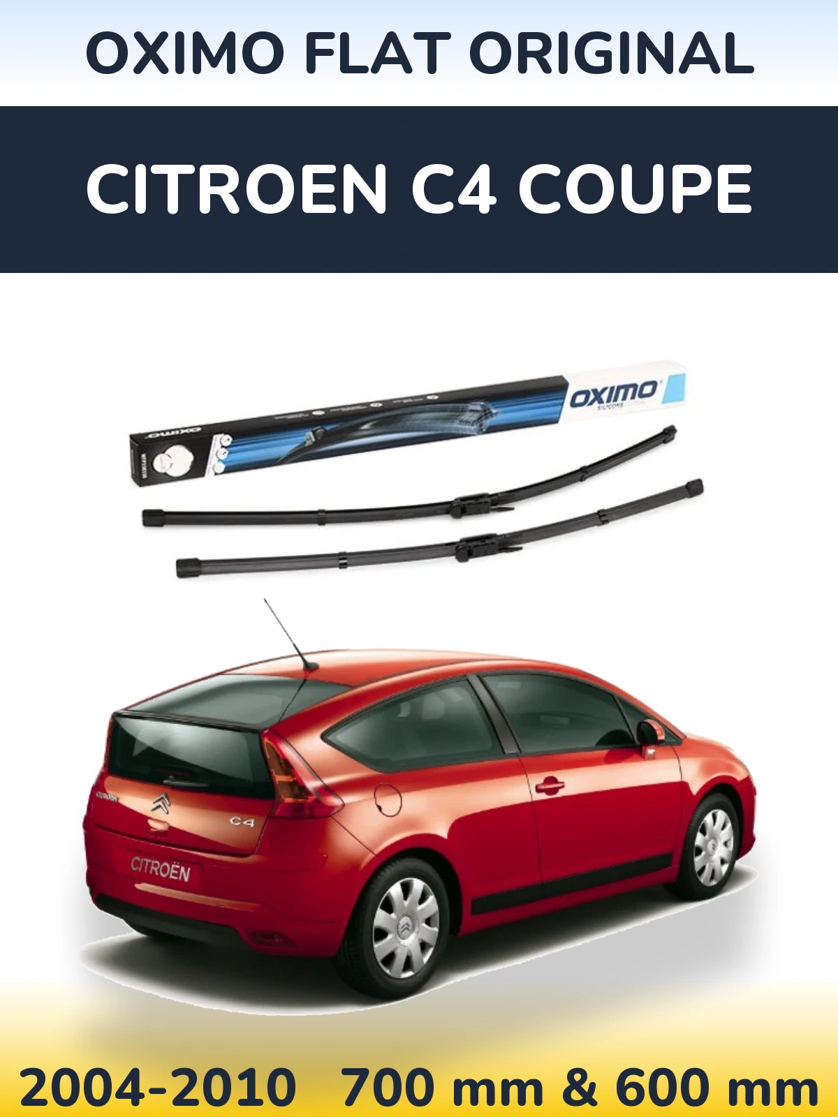 Ștergătoare Oximo Flat Original pentru Citroen C4 Coupe