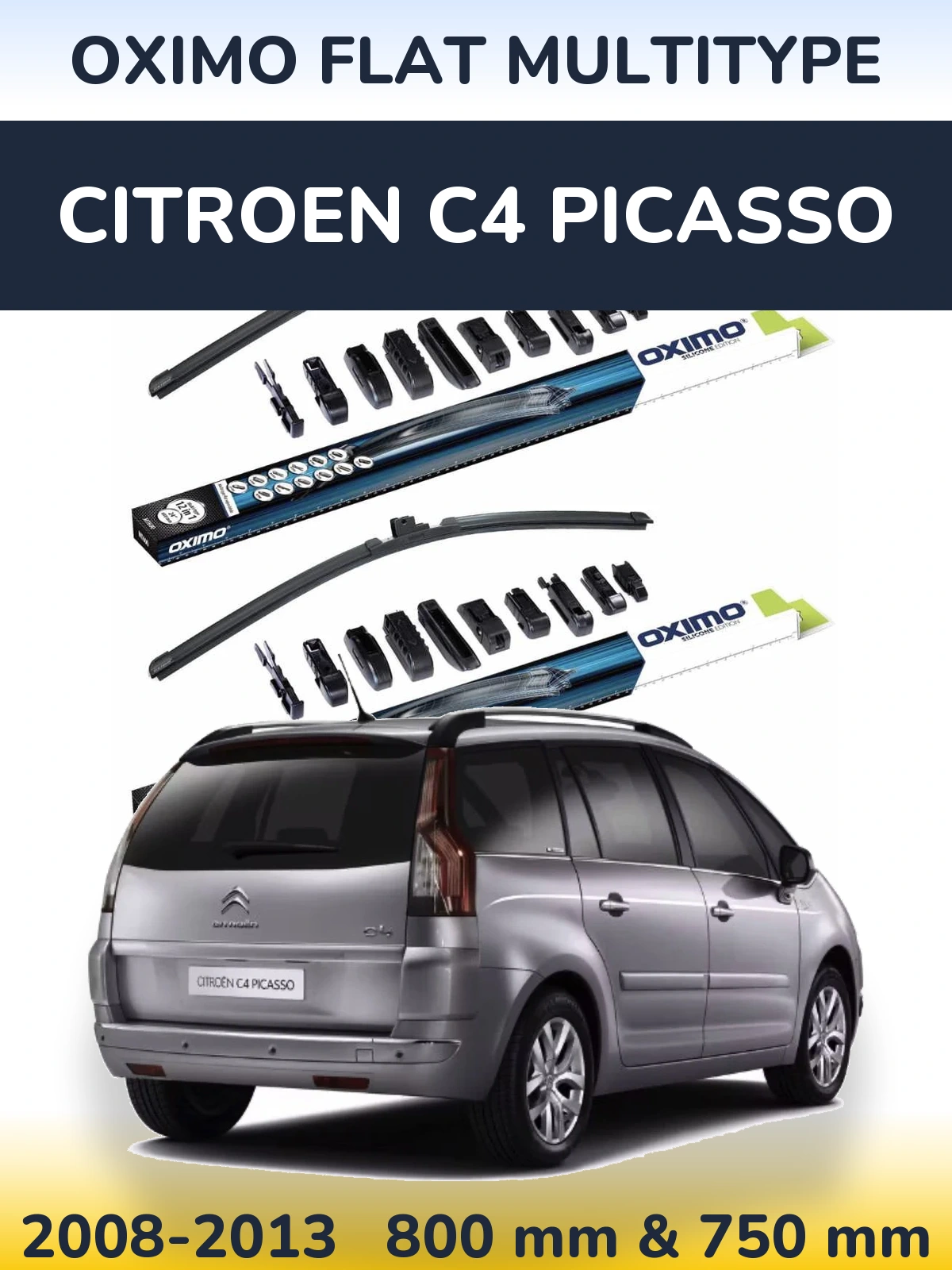Ștergătoare Oximo Flat MultiTipe pentru Citroen C4 Picasso