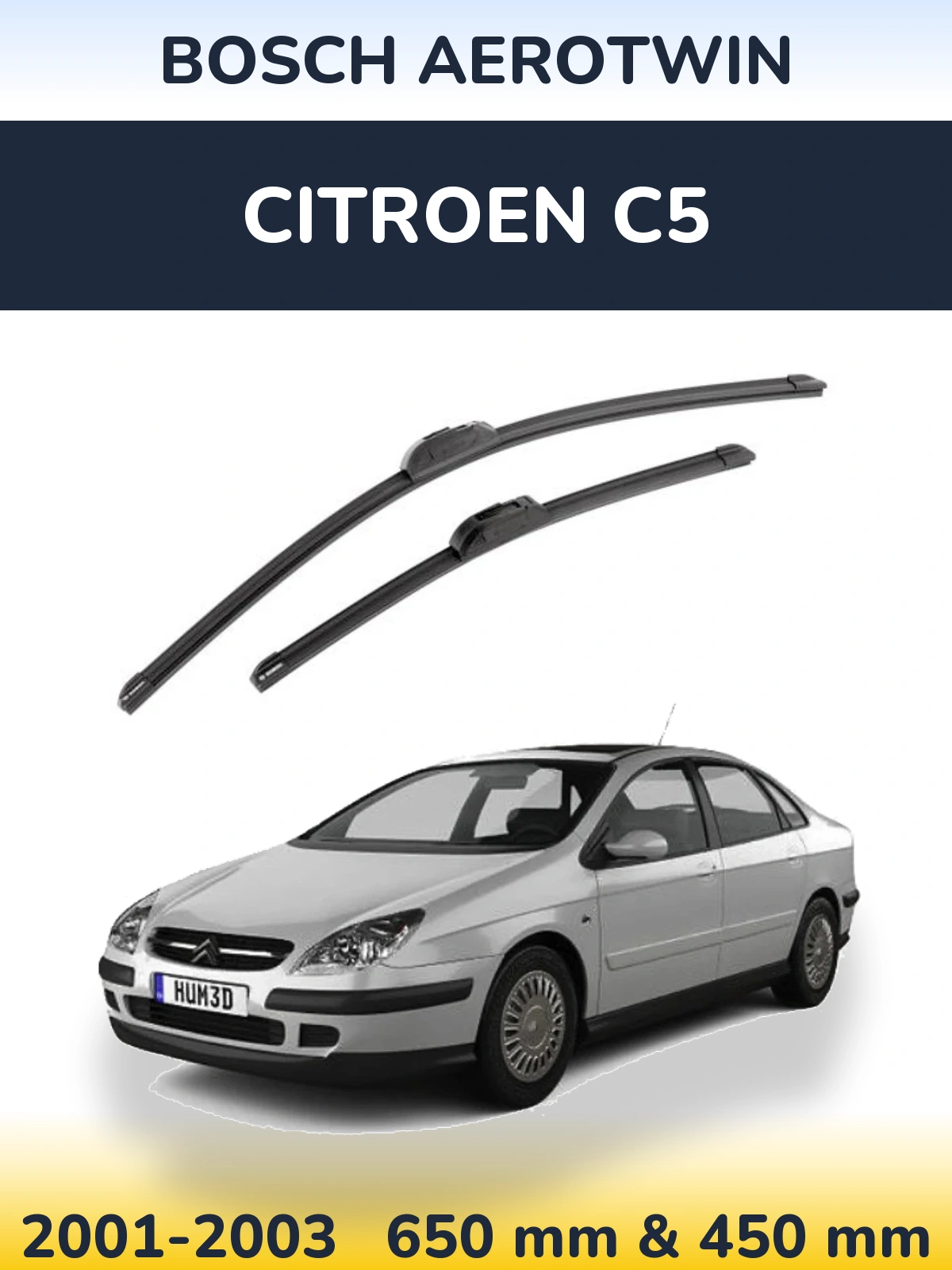Ștergătoare BOSCH AeroTwin pentru Citroen C5