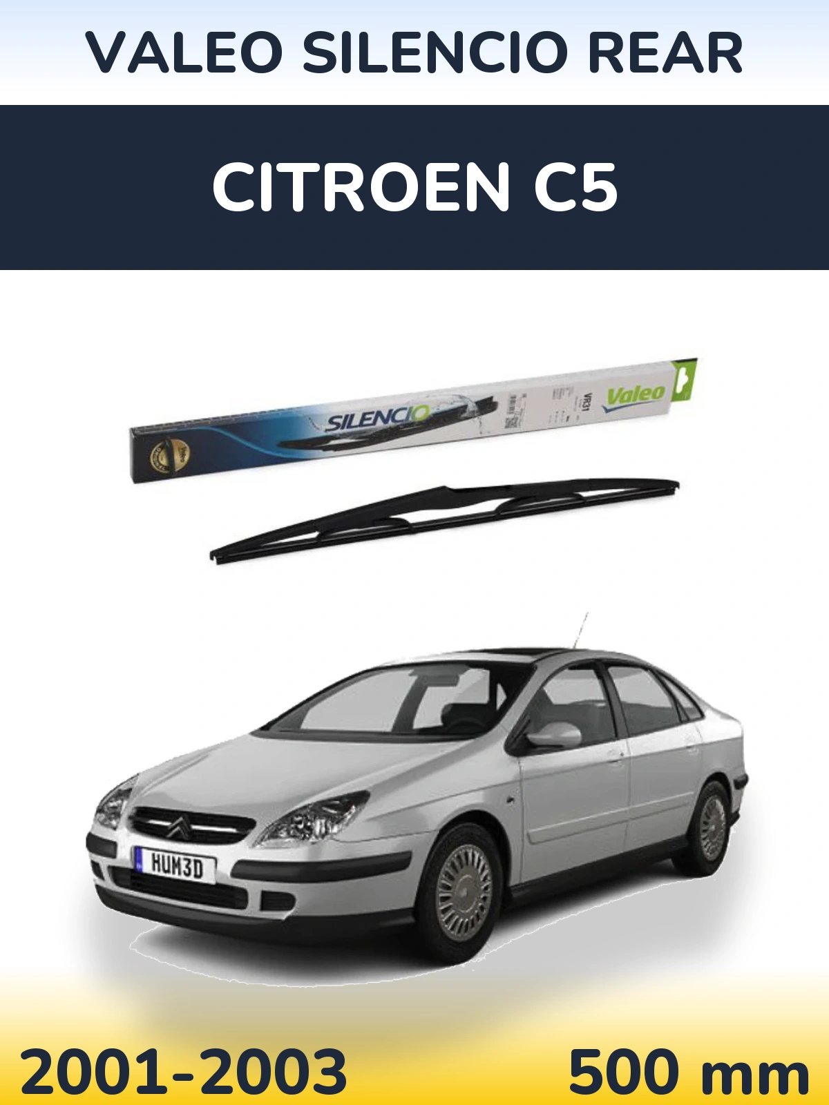 Ștergătoare Valeo Silencio Rear pentru Citroen C5