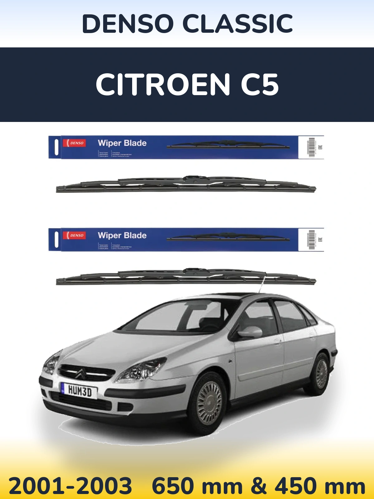 Ștergătoare Denso Classic pentru Citroen C5