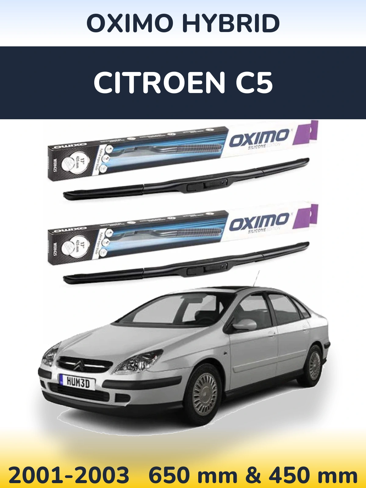 Ștergătoare Oximo Hybrid pentru Citroen C5