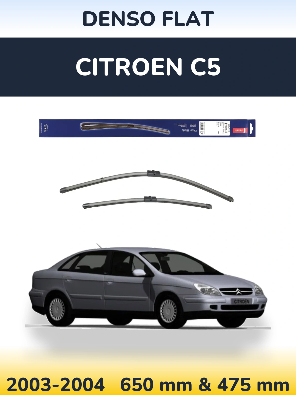 Ștergătoare Denso Flat pentru Citroen C5