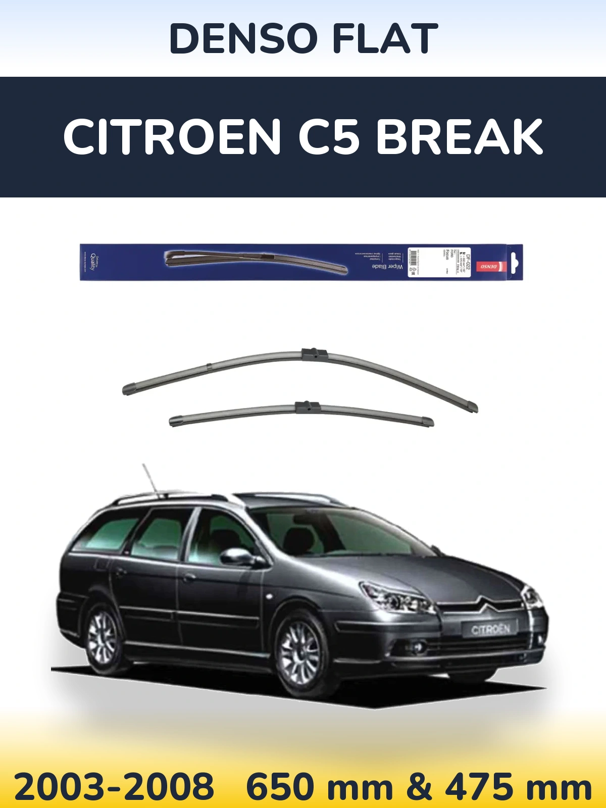 Ștergătoare Denso Flat pentru Citroen C5 Break