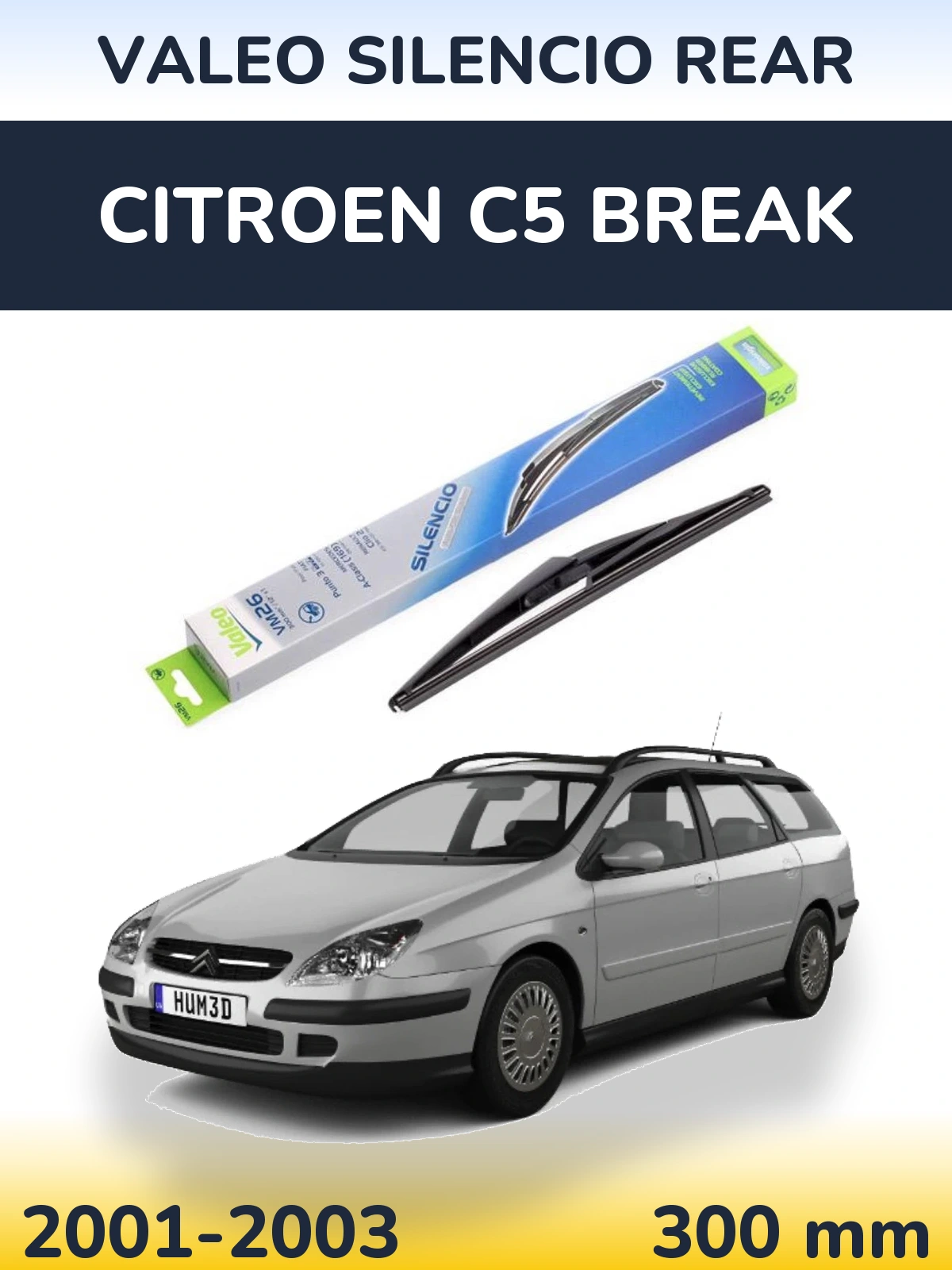 Ștergătoare Valeo Silencio Rear pentru Citroen C5 Break