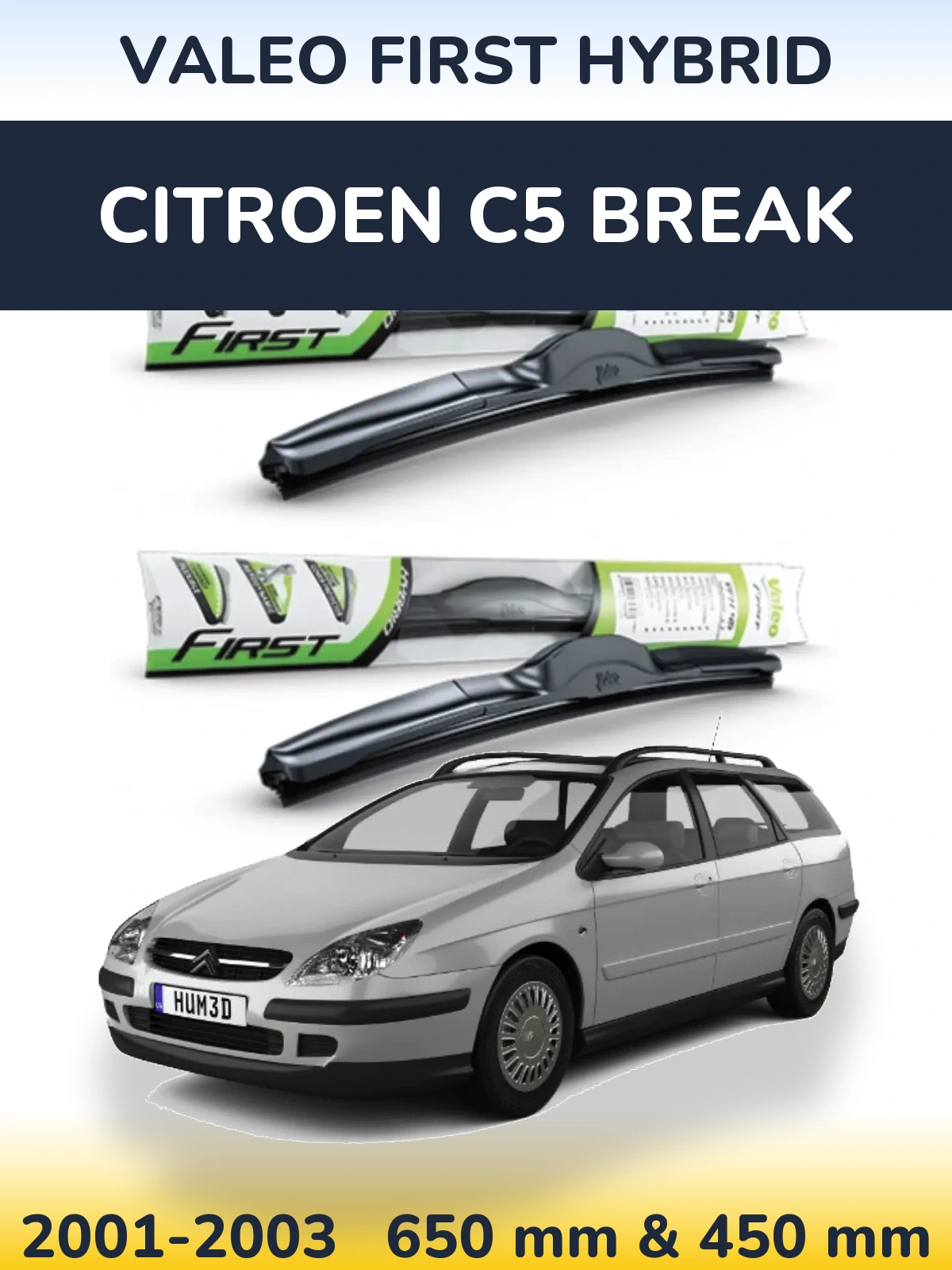 Ștergătoare Valeo First Hybrid pentru Citroen C5 Break