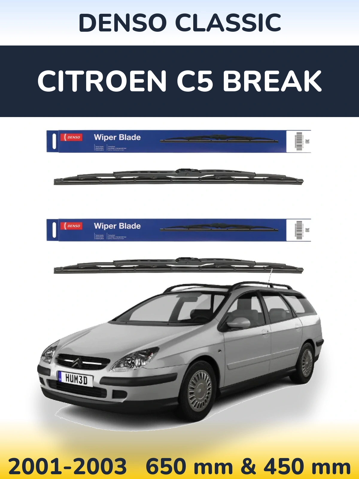 Ștergătoare Denso Classic pentru Citroen C5 Break