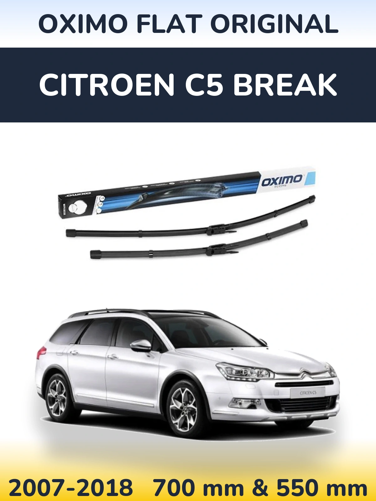 Ștergătoare Oximo Flat Original pentru Citroen C5 Break