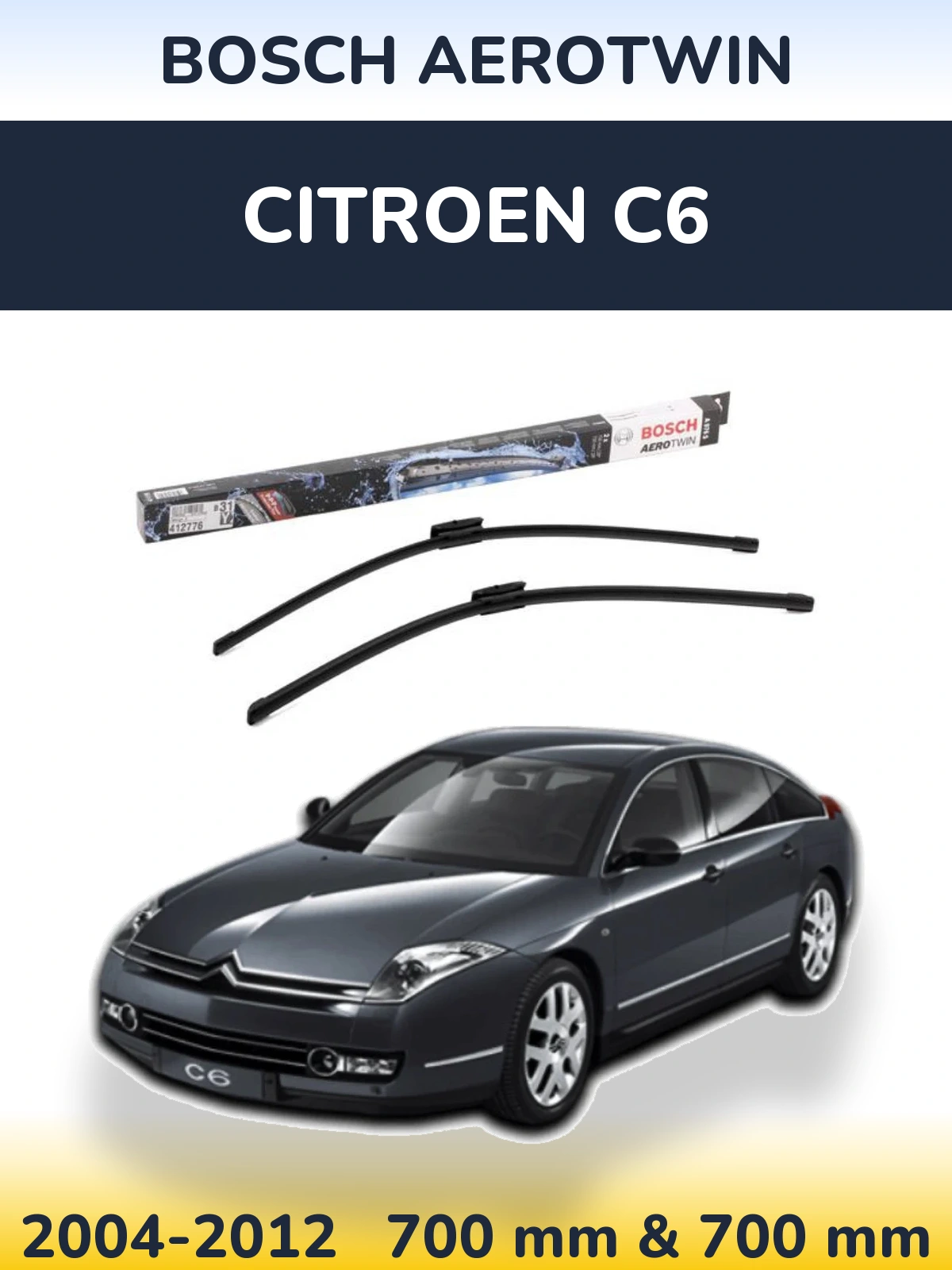 Ștergătoare BOSCH AeroTwin pentru Citroen C6