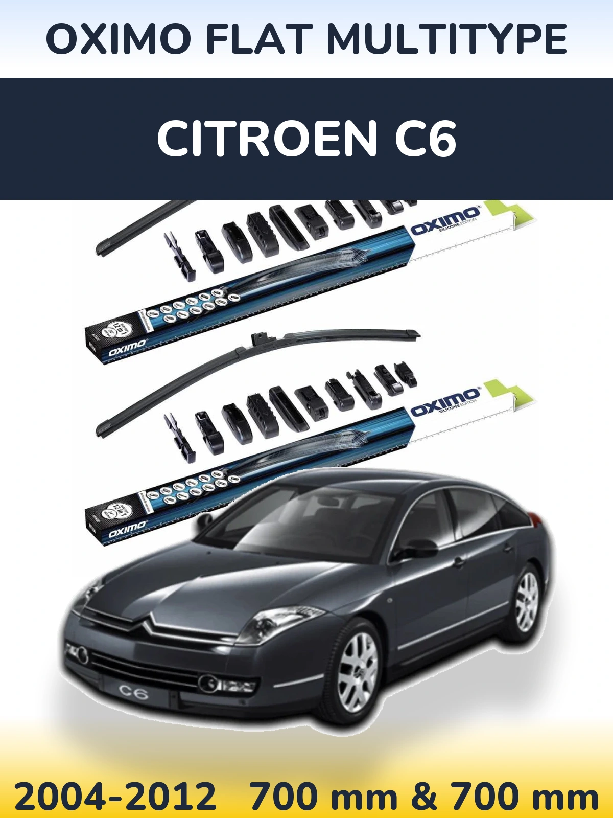Ștergătoare Oximo Flat MultiTipe pentru Citroen C6