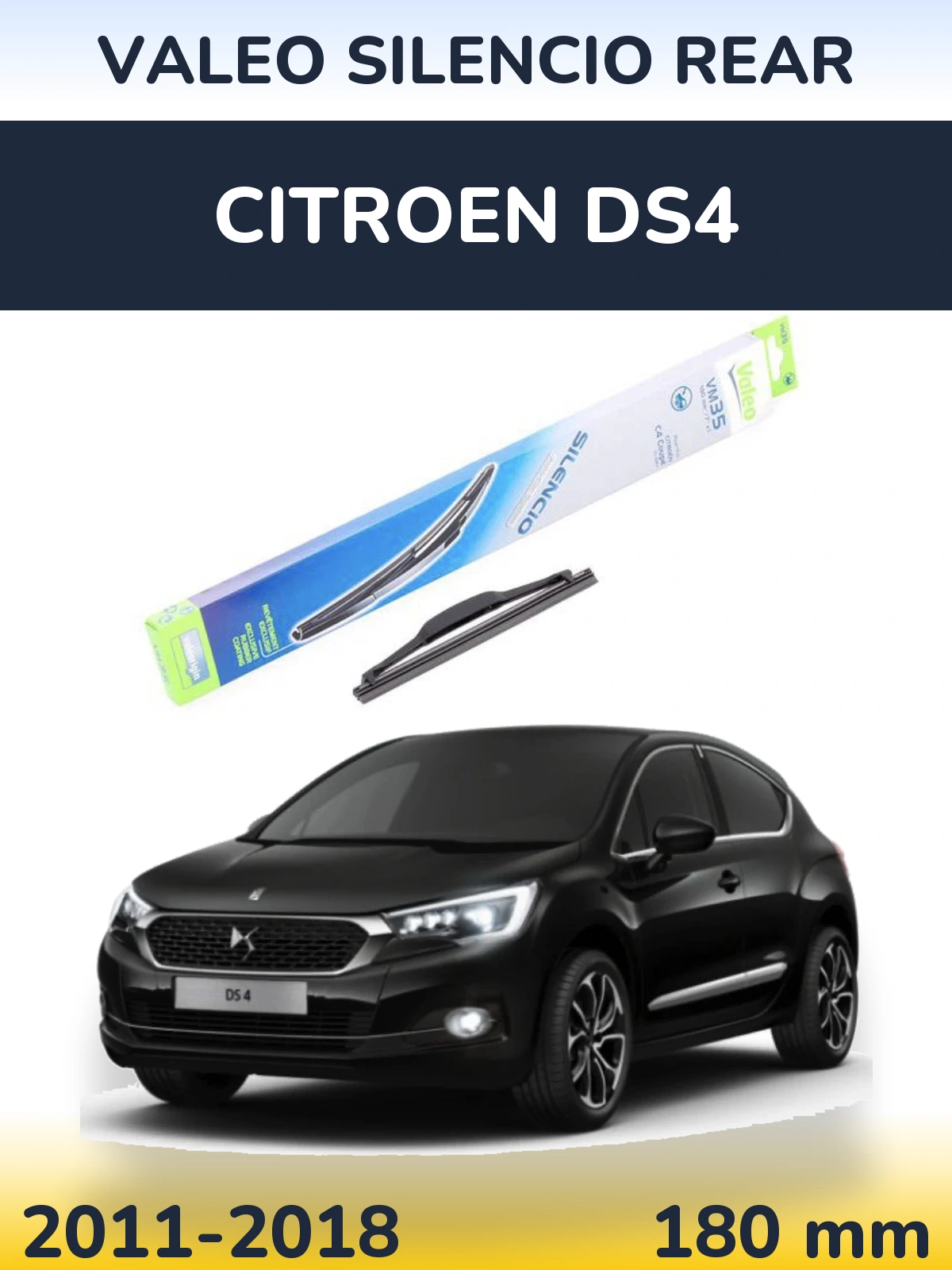 Ștergătoare Valeo Silencio Rear pentru Citroen DS4