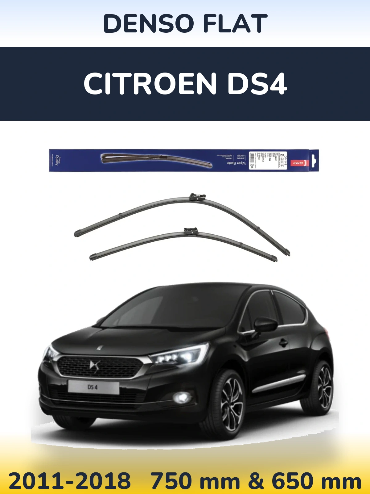 Ștergătoare Denso Flat pentru Citroen DS4