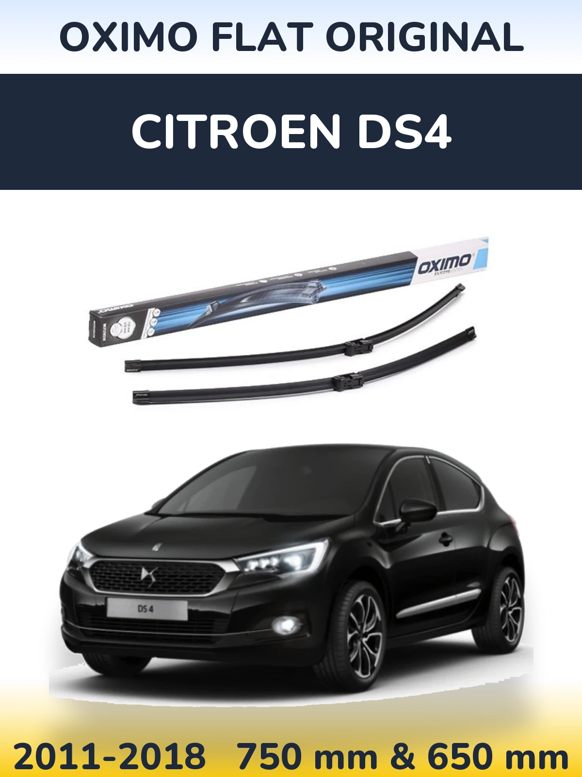 Ștergătoare Oximo Flat Original pentru Citroen DS4