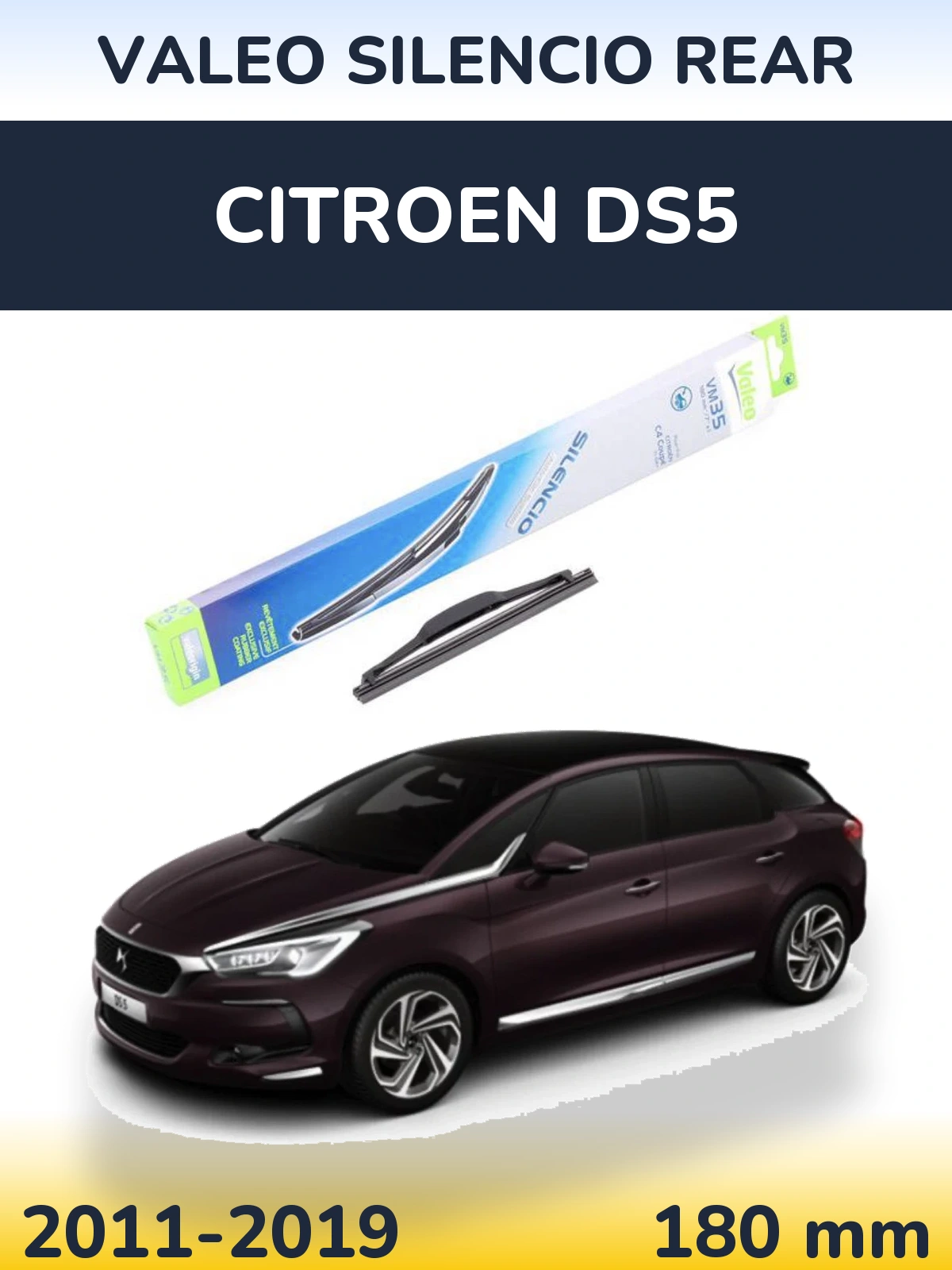 Ștergătoare Valeo Silencio Rear pentru Citroen DS5