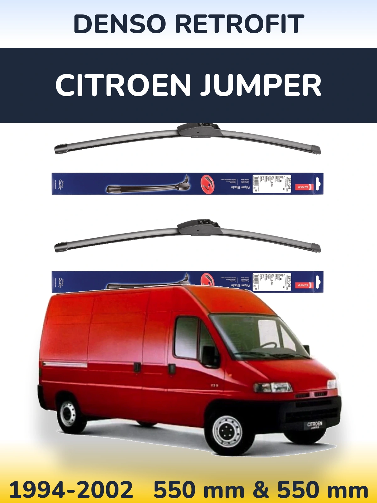 Ștergătoare Denso Retrofit pentru Citroen Jumper