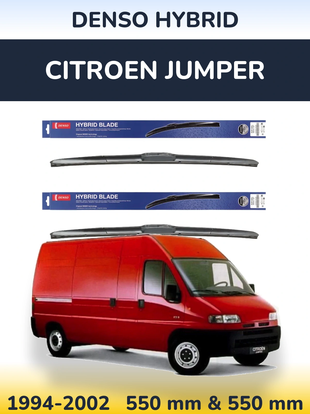 Ștergătoare Denso Hybrid pentru Citroen Jumper