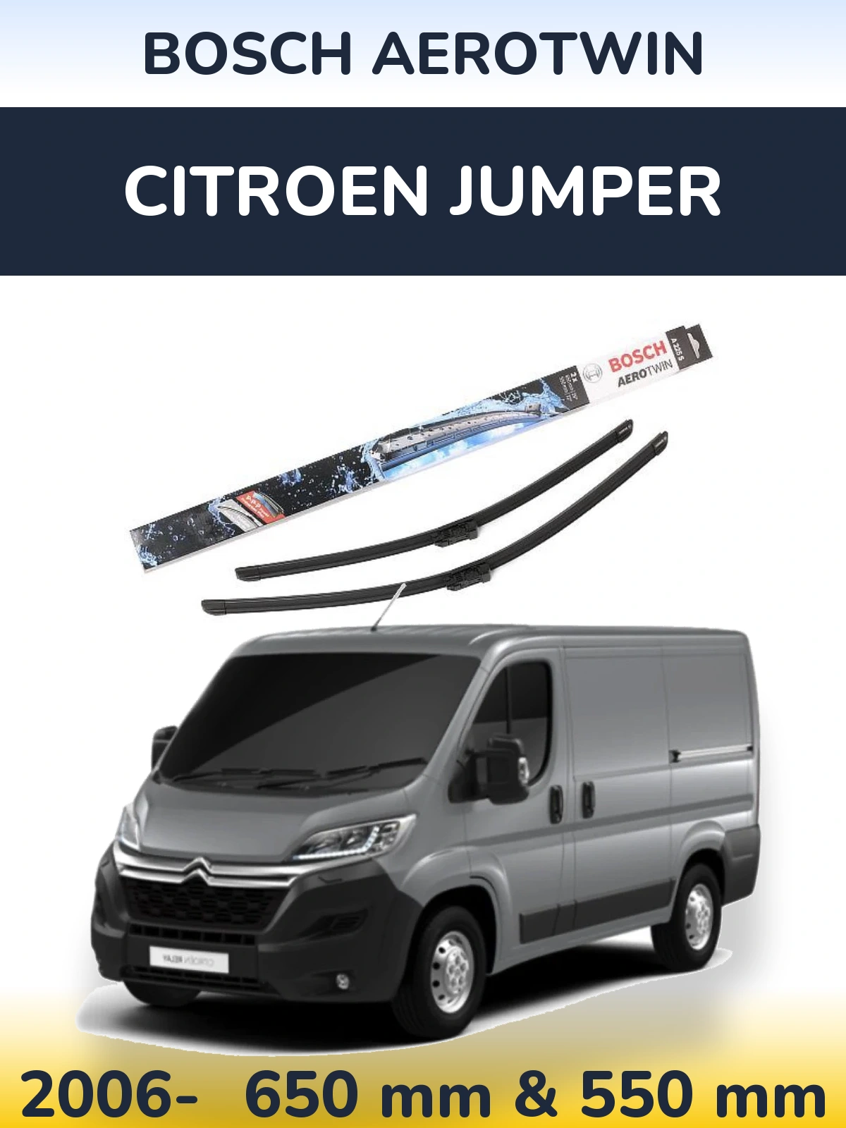 Ștergătoare BOSCH AeroTwin pentru Citroen Jumper