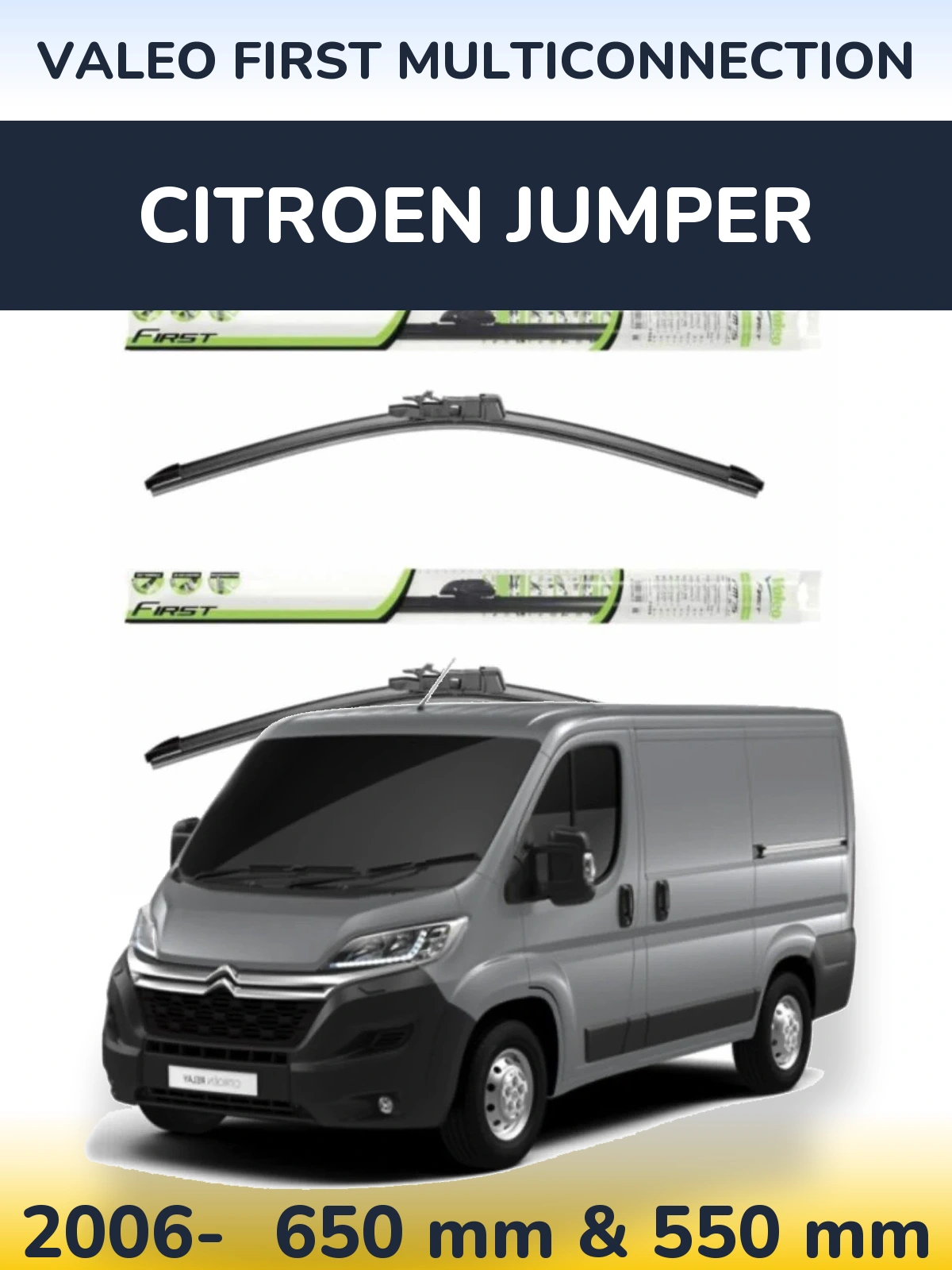 Ștergătoare Valeo First MultiConnection pentru Citroen Jumper