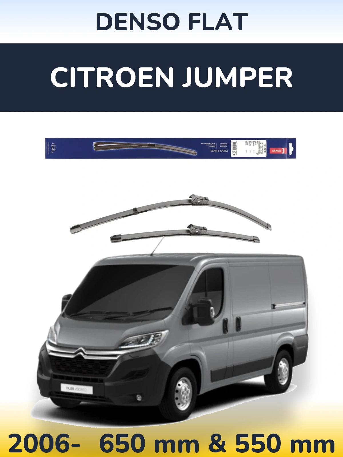 Ștergătoare Denso Flat pentru Citroen Jumper