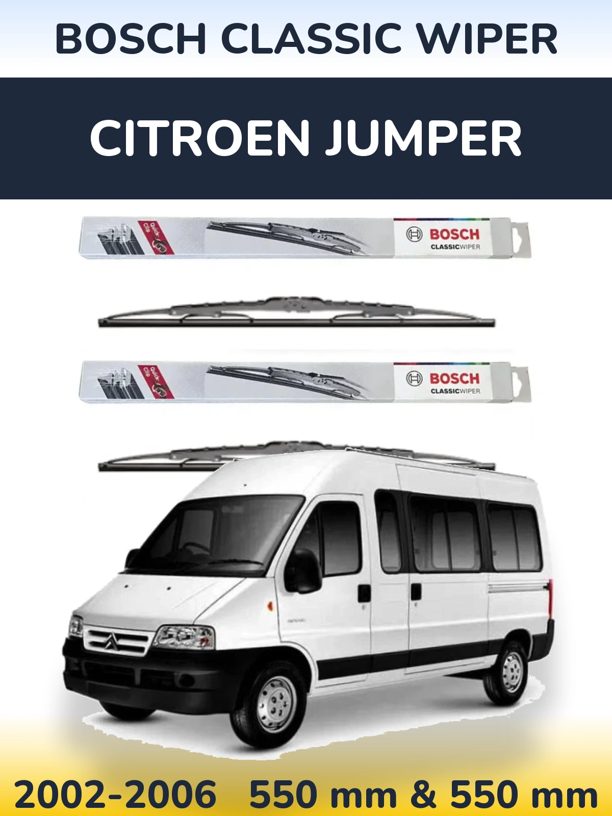 Ștergătoare BOSCH Classic Wiper pentru Citroen Jumper