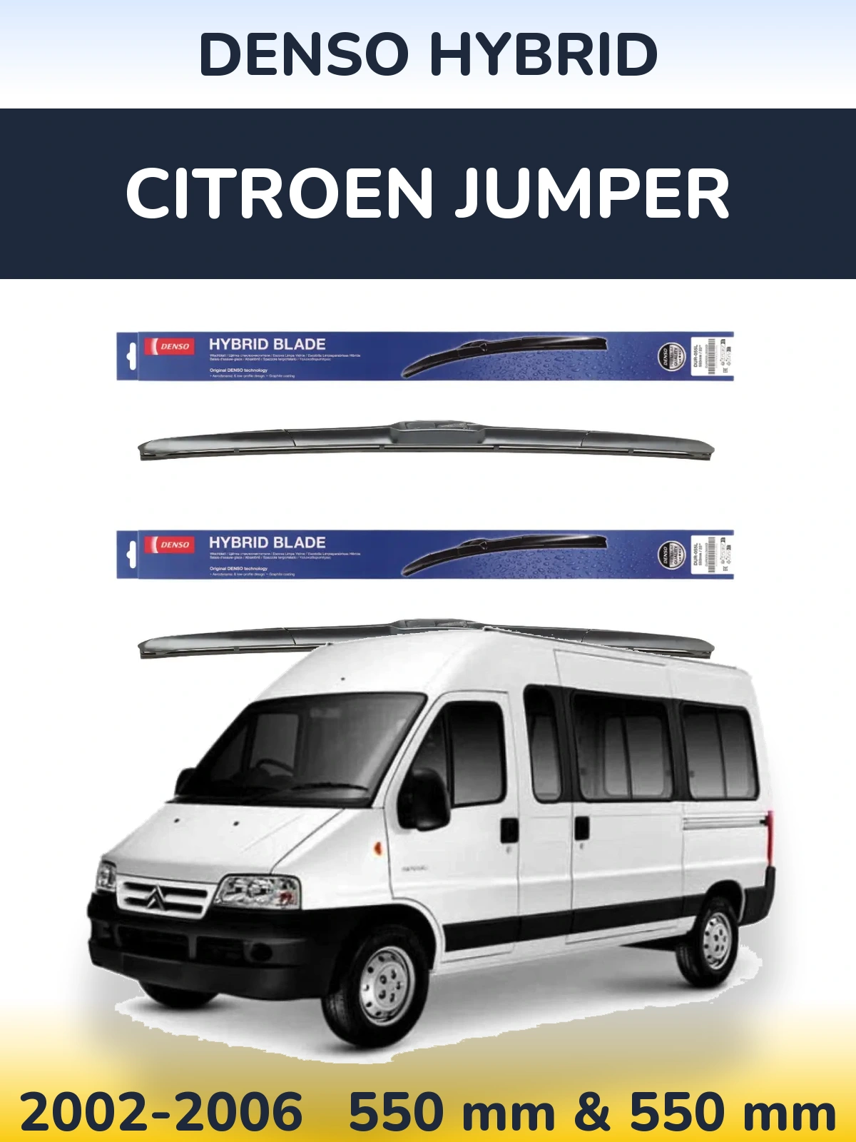 Ștergătoare Denso Hybrid pentru Citroen Jumper