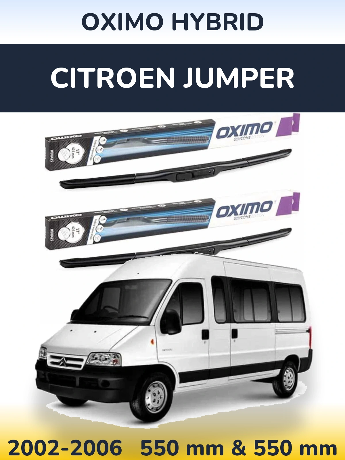 Ștergătoare Oximo Hybrid pentru Citroen Jumper