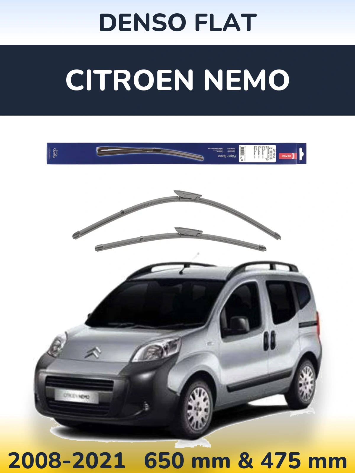 Ștergătoare Denso Flat pentru Citroen Nemo