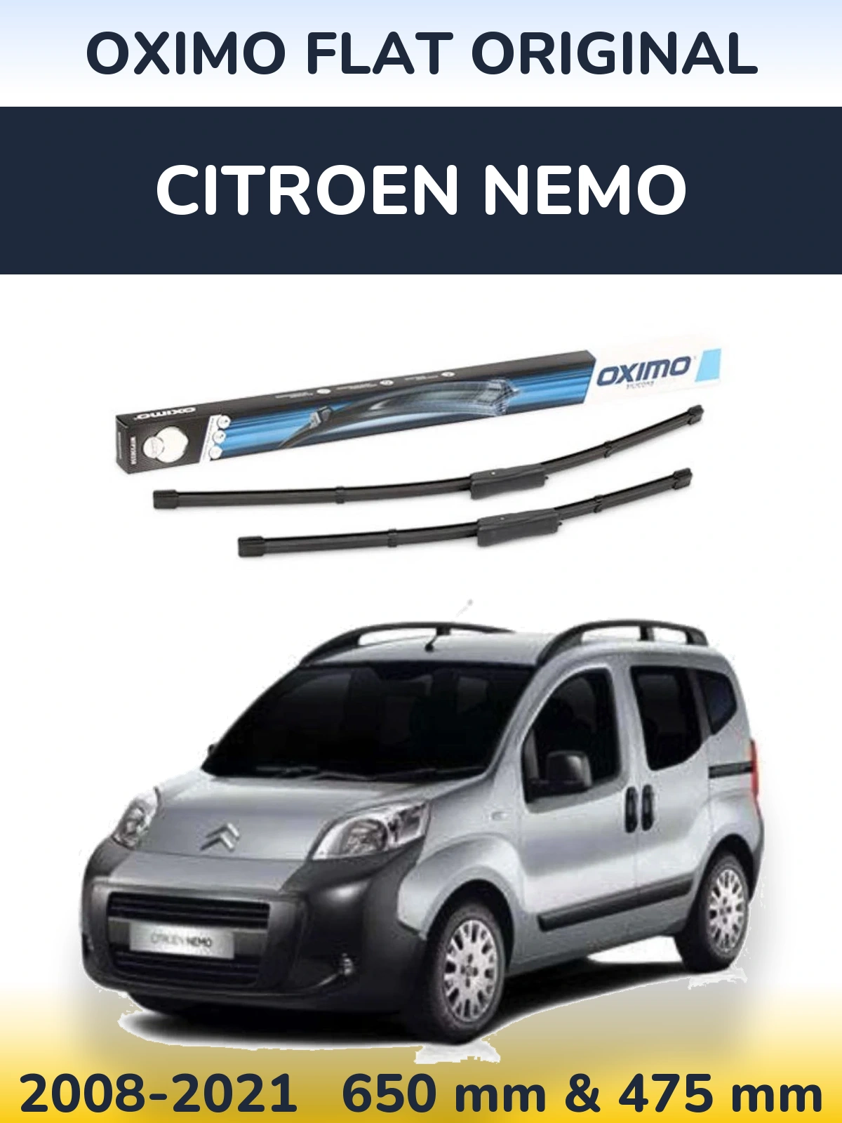 Ștergătoare Oximo Flat Original pentru Citroen Nemo