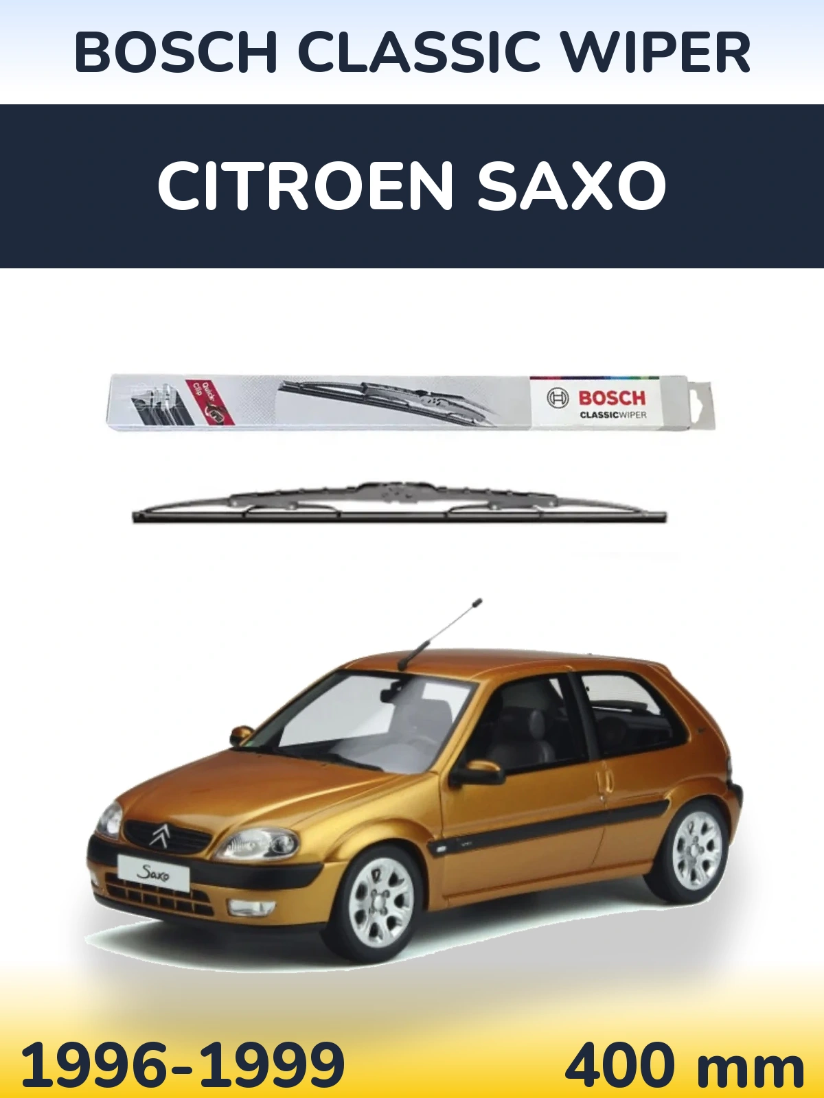 Ștergătoare BOSCH Classic Wiper pentru Citroen Saxo