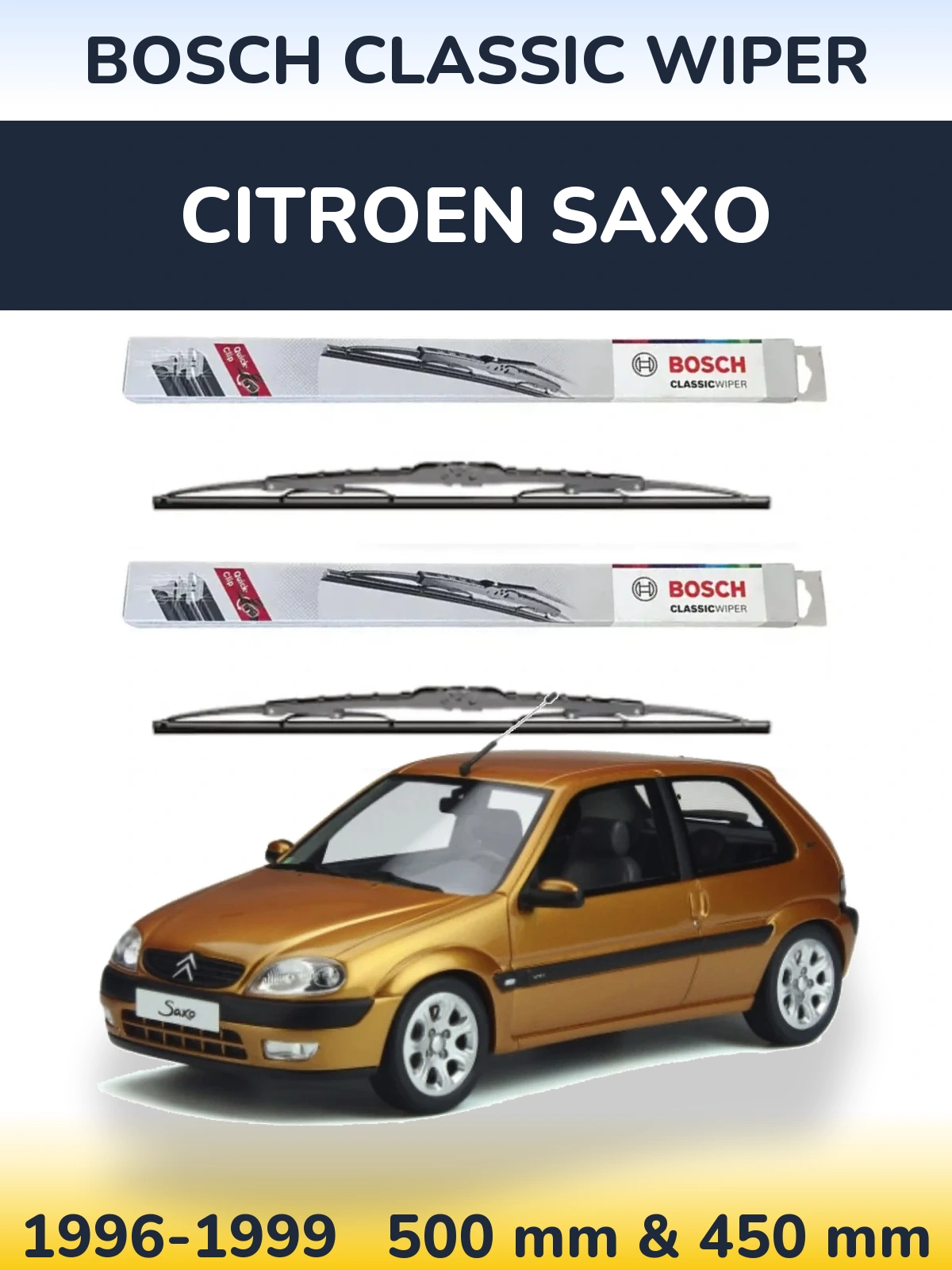 Ștergătoare BOSCH Classic Wiper pentru Citroen Saxo