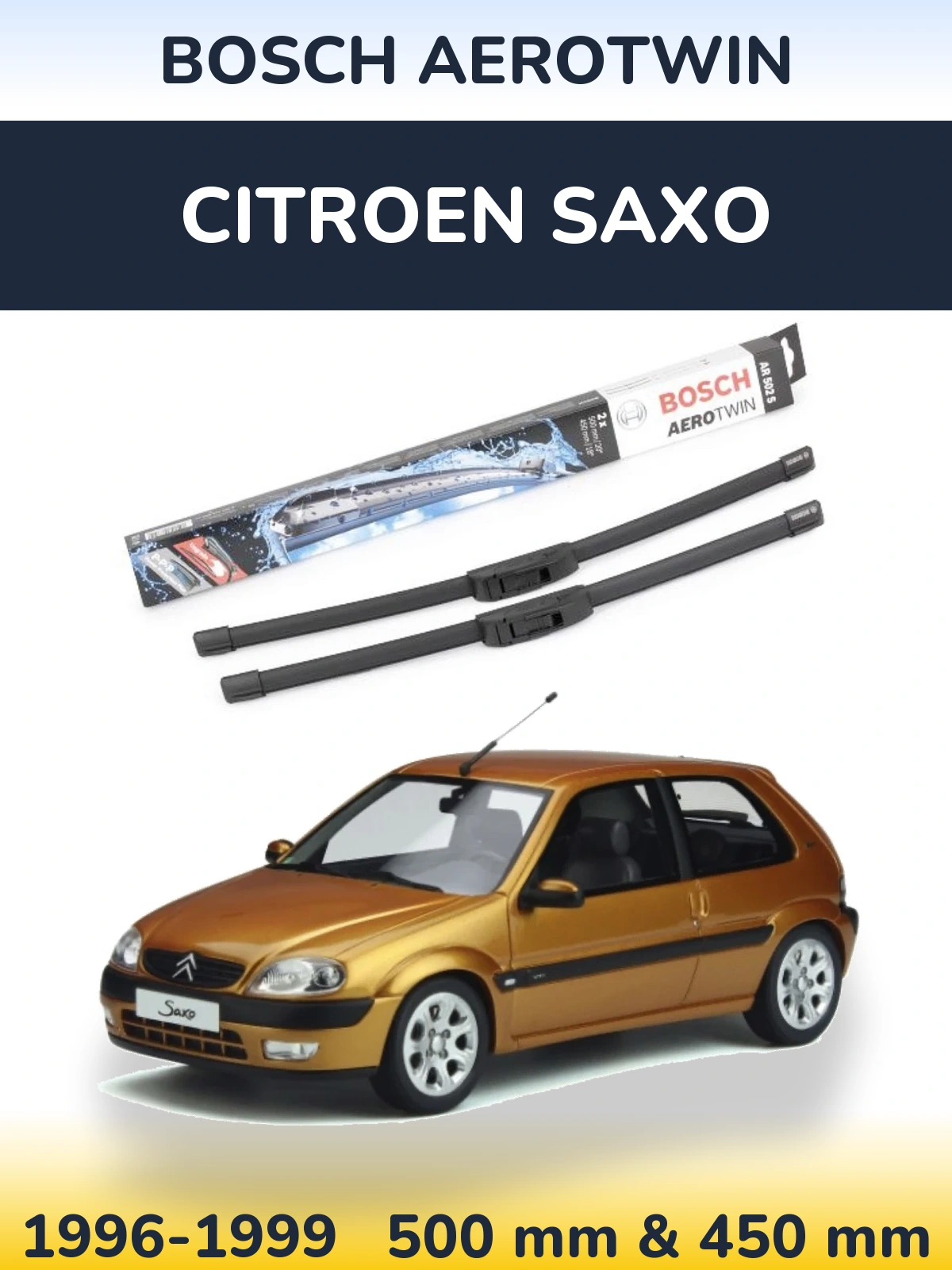 Ștergătoare BOSCH AeroTwin pentru Citroen Saxo