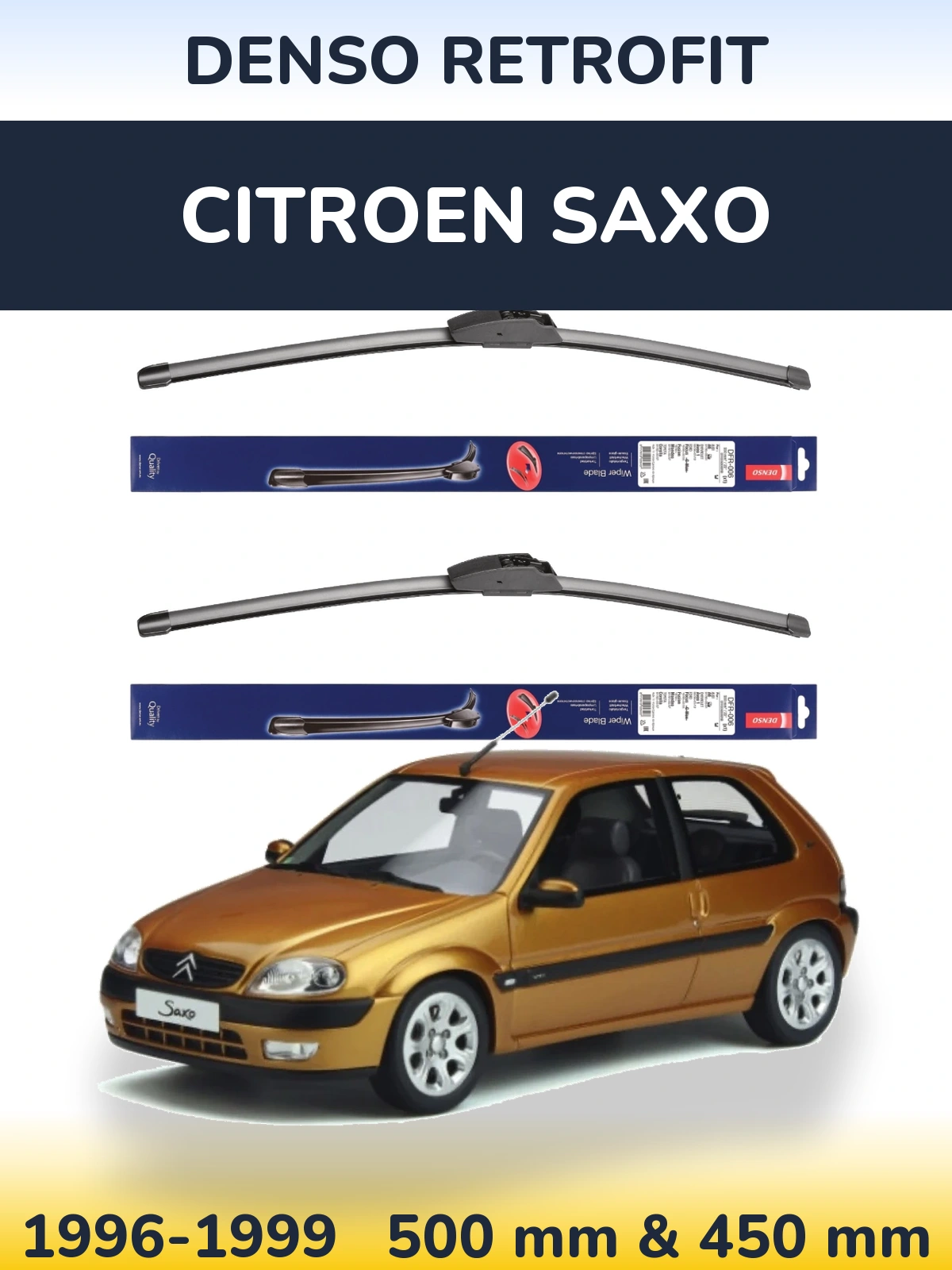 Ștergătoare Denso Retrofit pentru Citroen Saxo