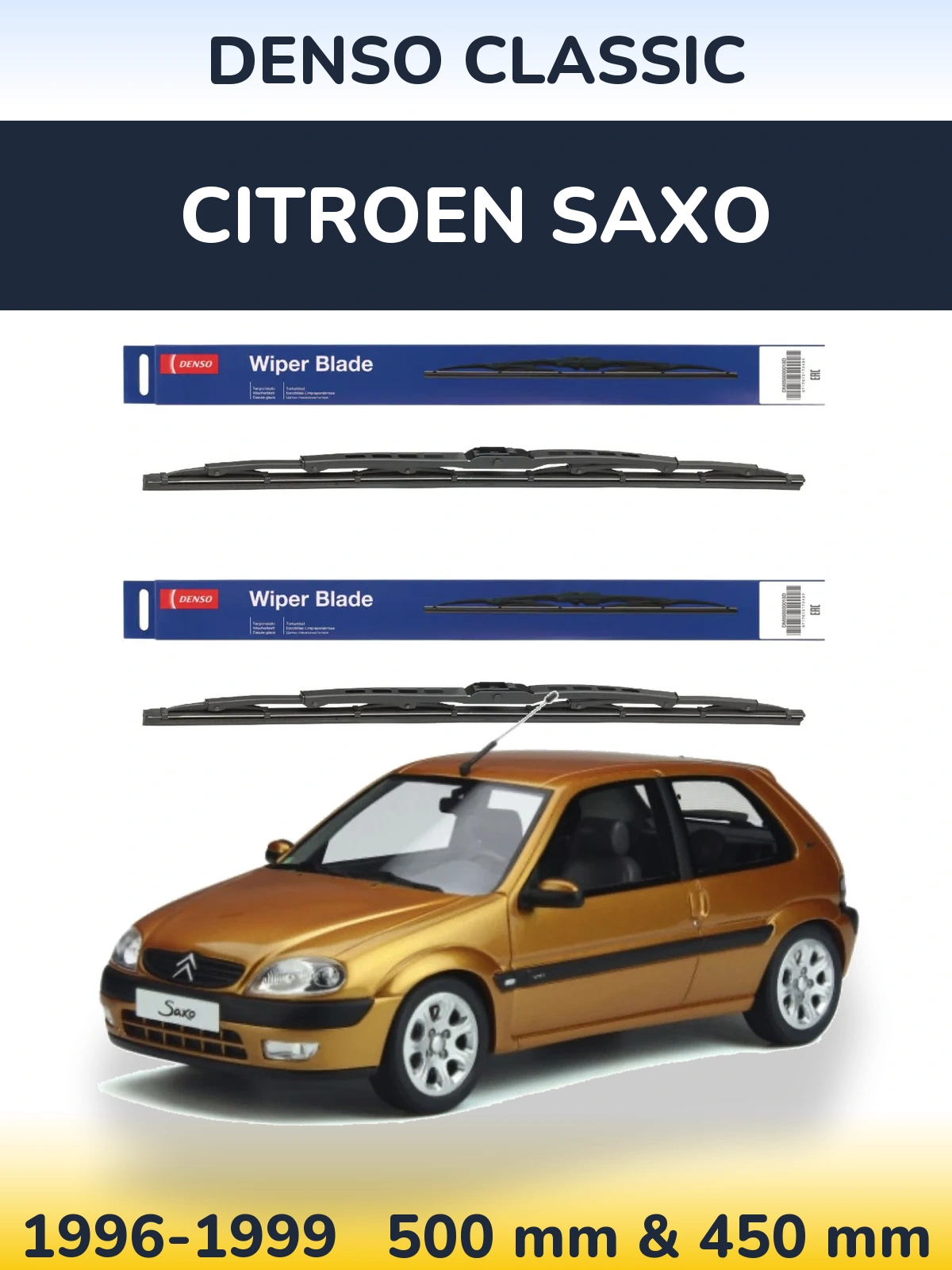 Ștergătoare Denso Classic pentru Citroen Saxo